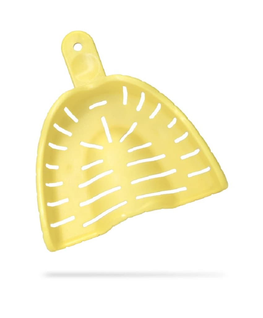 AccuDent XD Dentate Tray #2, Upper Large, Perforated Disposable Impression Tray, 12/Pkg, 673705 - AccuDent XD Dentate Tray #2 Upper Large (12) - Image 1