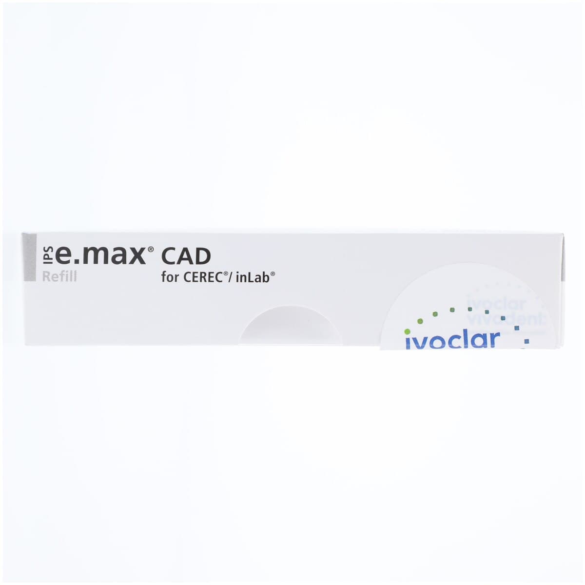 IPS e.max CAD LT (Low Translucency) Milling Blocks, Size I12, Shade A2, 5/Pkg thumbnail 2