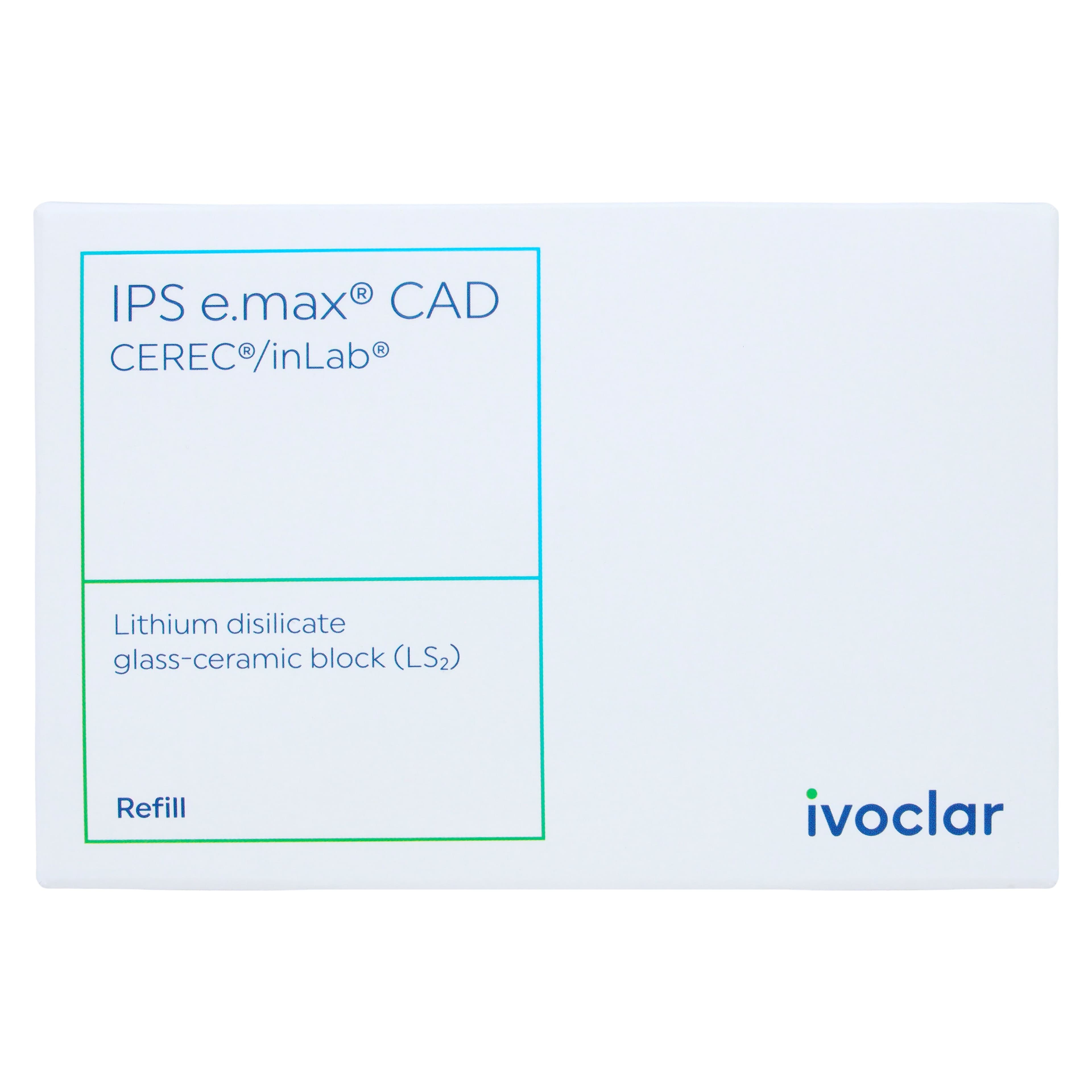 IPS e.max CAD HT CEREC/inLab Milling Block, Shade A1, Size I12, 5/Pkg thumbnail 6