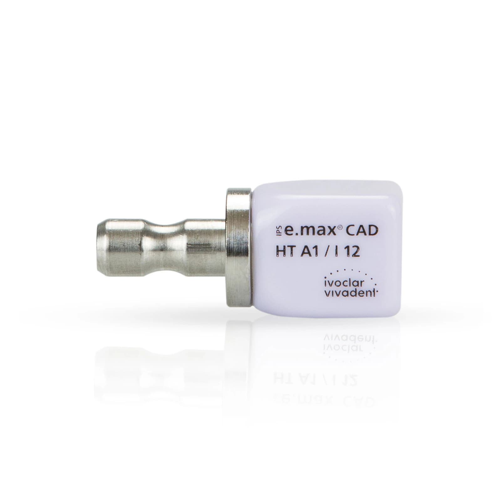 IPS e.max CAD HT CEREC/inLab Milling Block, Shade A1, Size I12, 5/Pkg - IPS e.max CAD CEREC/inLab HT A1 I12 (5) - Image 1