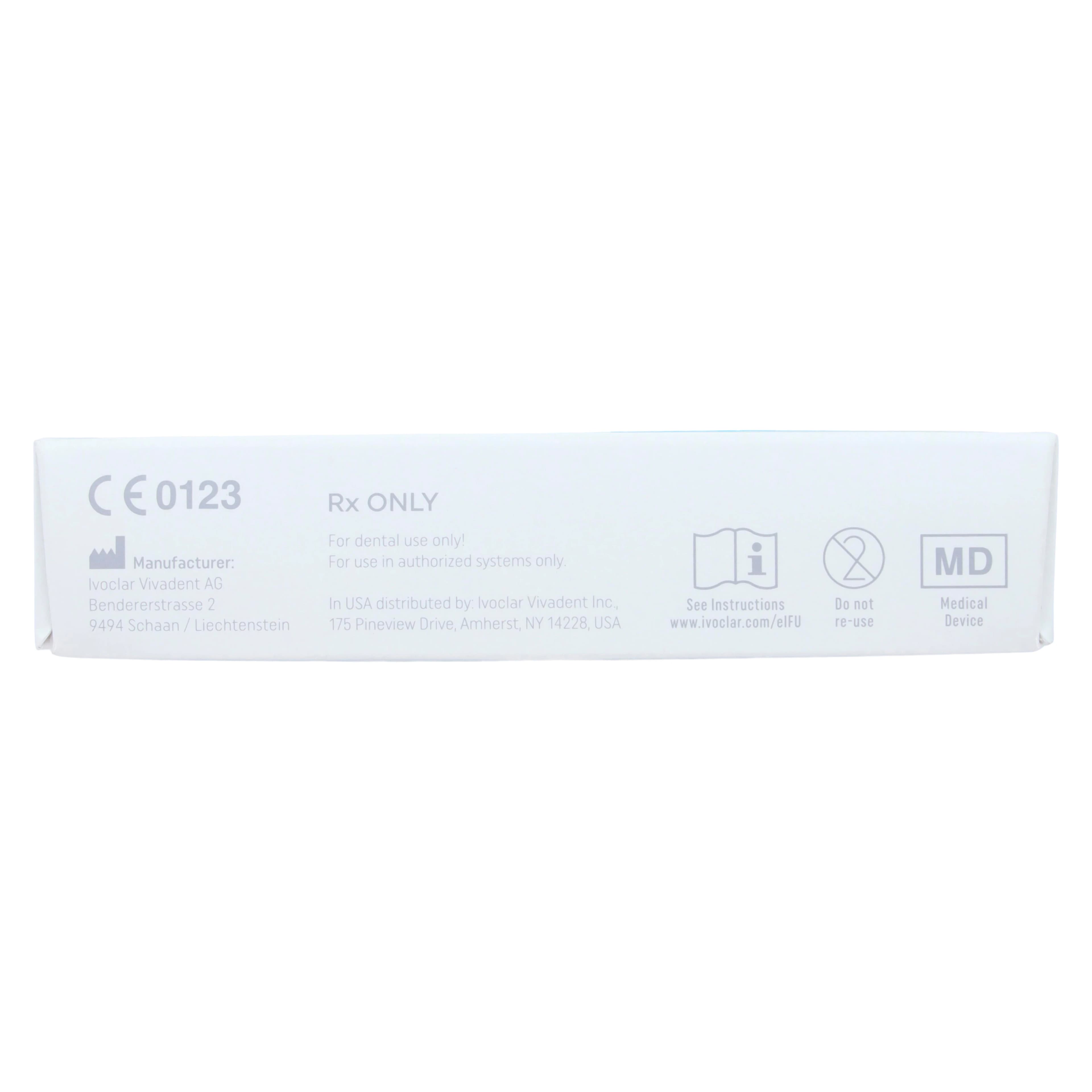 IPS e.max CAD CEREC/inLab HT Block, Shade C2, Size I12, High Translucency, 5/Pkg thumbnail 7