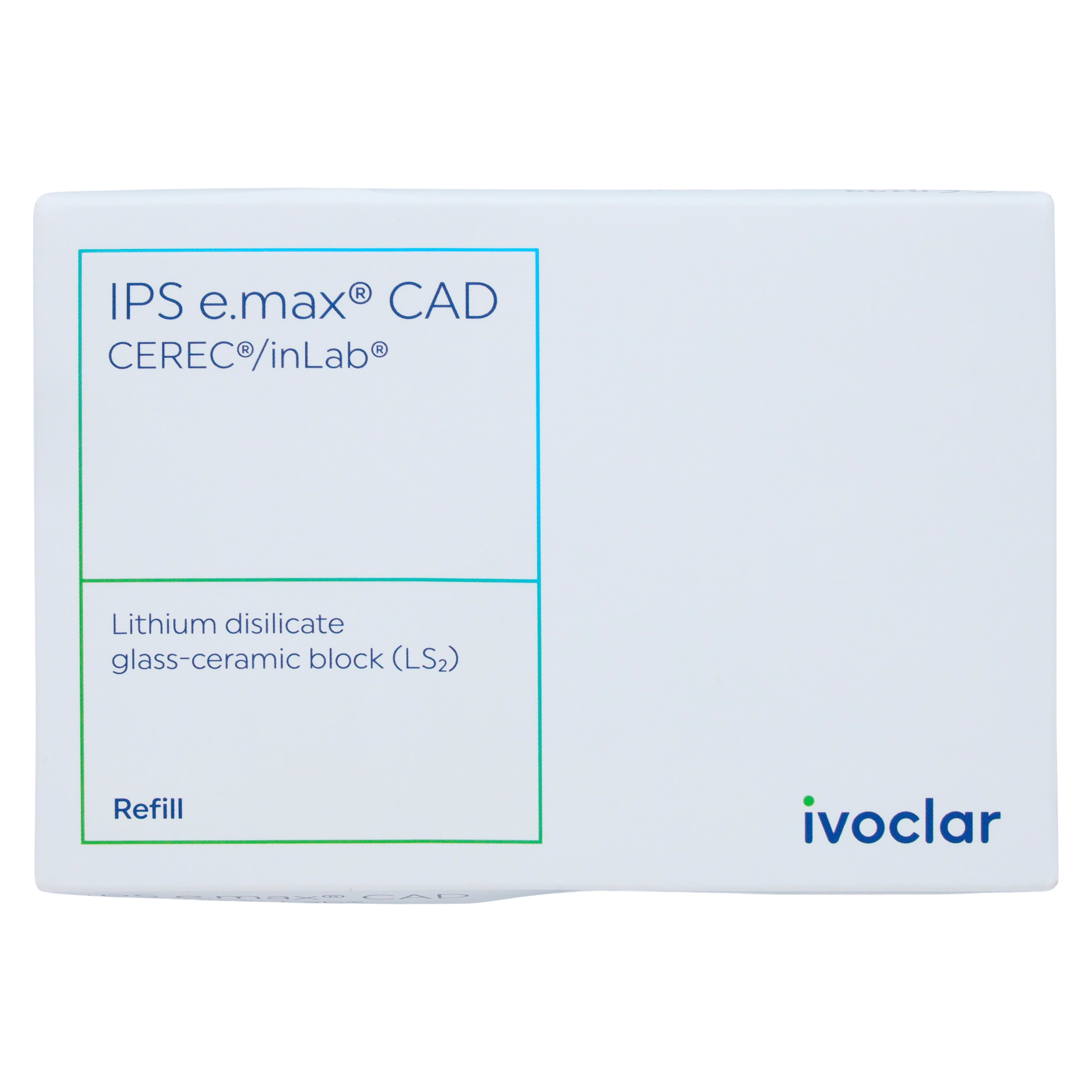 IPS e.max CAD HT Lithium Disilicate Milling Block, Size I12, Shade BL2, for CEREC/inLab, 5/Box thumbnail 4