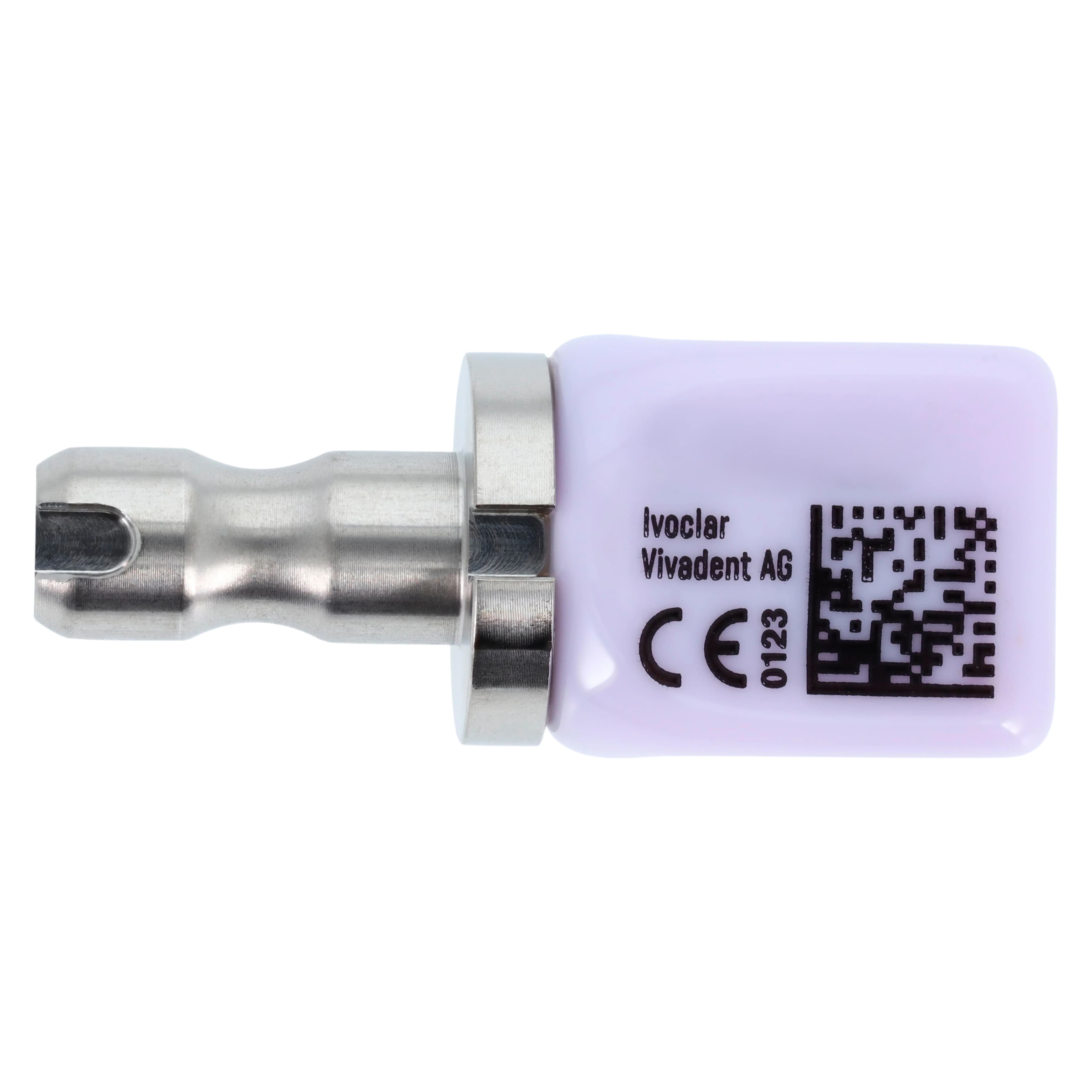 IPS e.max CAD HT Lithium Disilicate Milling Block, Size I12, Shade BL2, for CEREC/inLab, 5/Box thumbnail 2