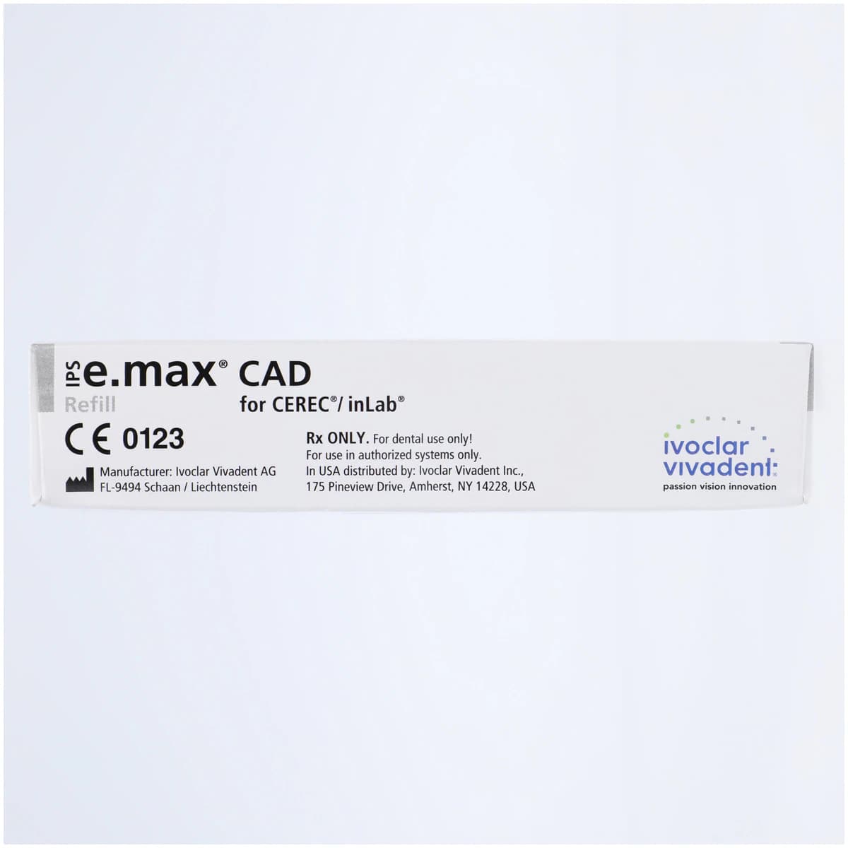 IPS e.max CAD HT (High Translucency) Lithium Disilicate Milling Block, Shade C3, Size C14, 5/Box thumbnail 5