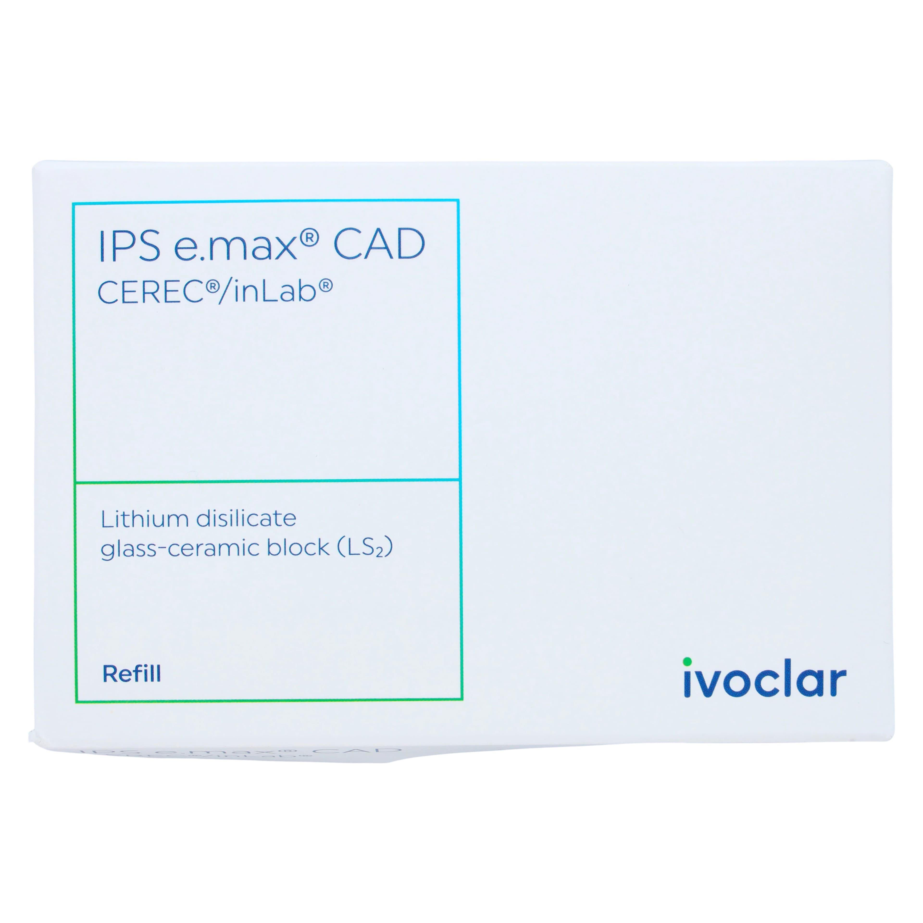 IPS e.max CAD MT (Medium Translucency) Lithium Disilicate Milling Blocks, Shade BL4, Size C14, for CEREC/inLab, 5/Box thumbnail 4
