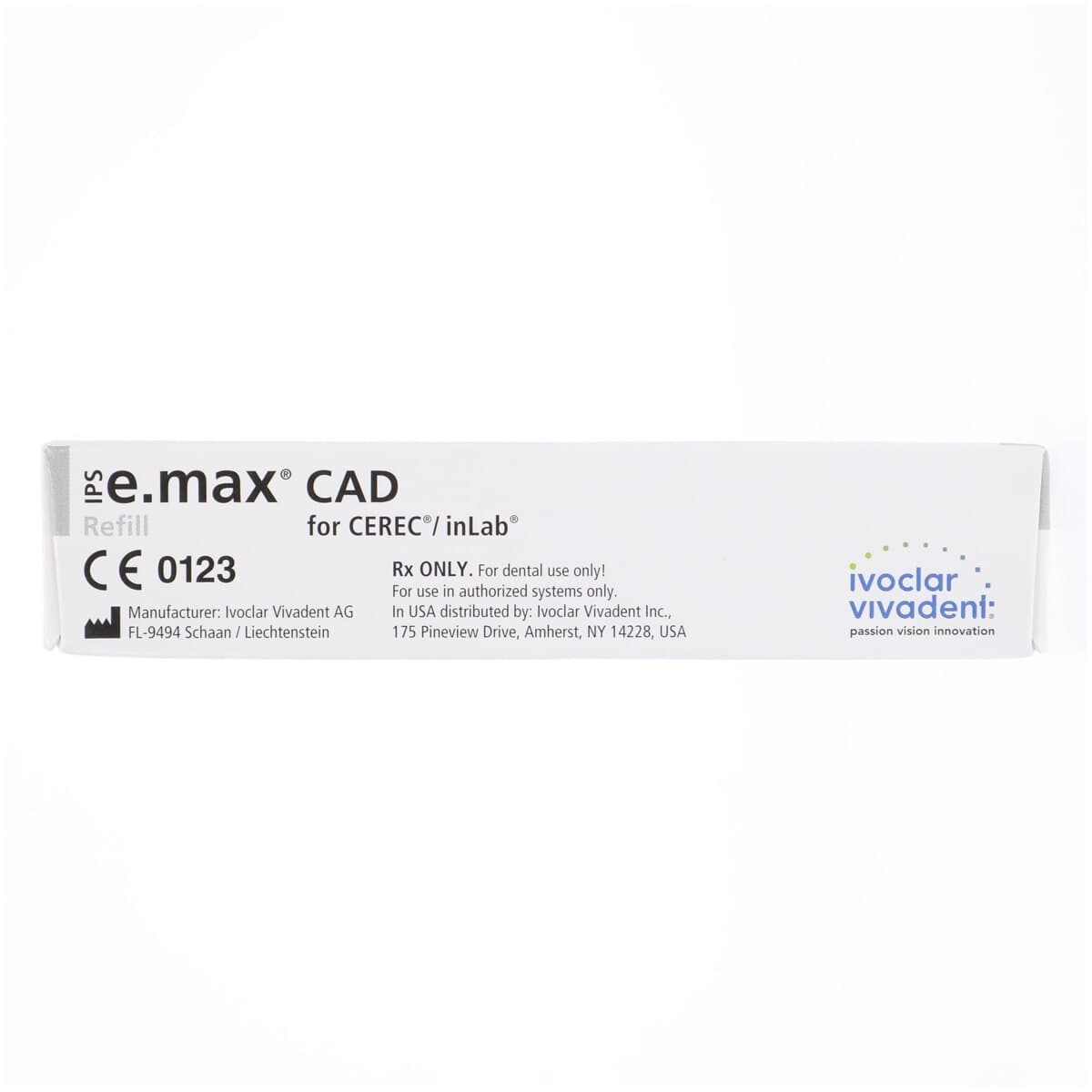 IPS e.max CAD LT (Low Translucency) Lithium Disilicate Milling Block, Size C16, Shade B1, for CEREC/inLab, 5/Box thumbnail 4