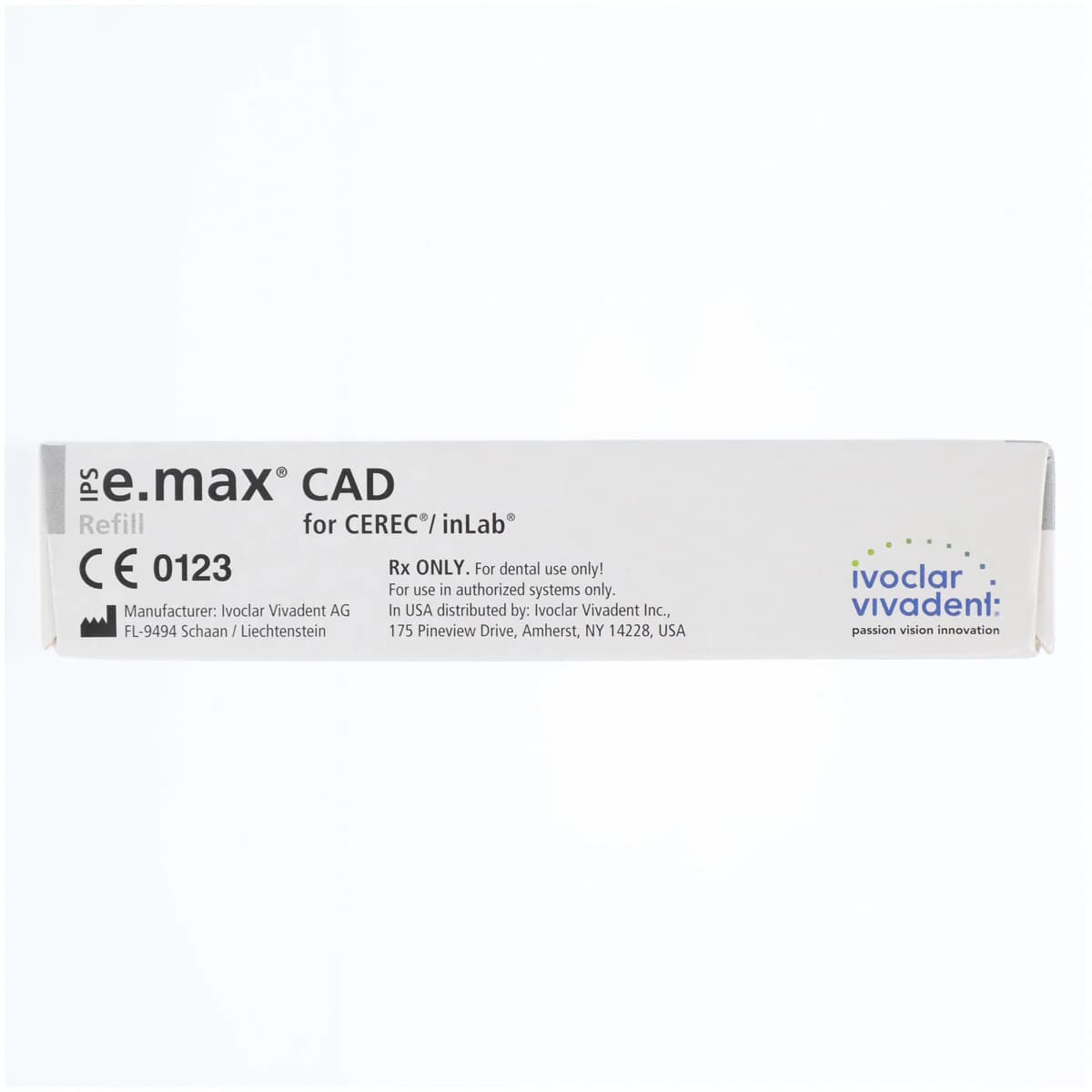 IPS e.max CAD LT (Low Translucency) Milling Block, Size C16, Shade C2, for CEREC/inLab, 5/Box thumbnail 4