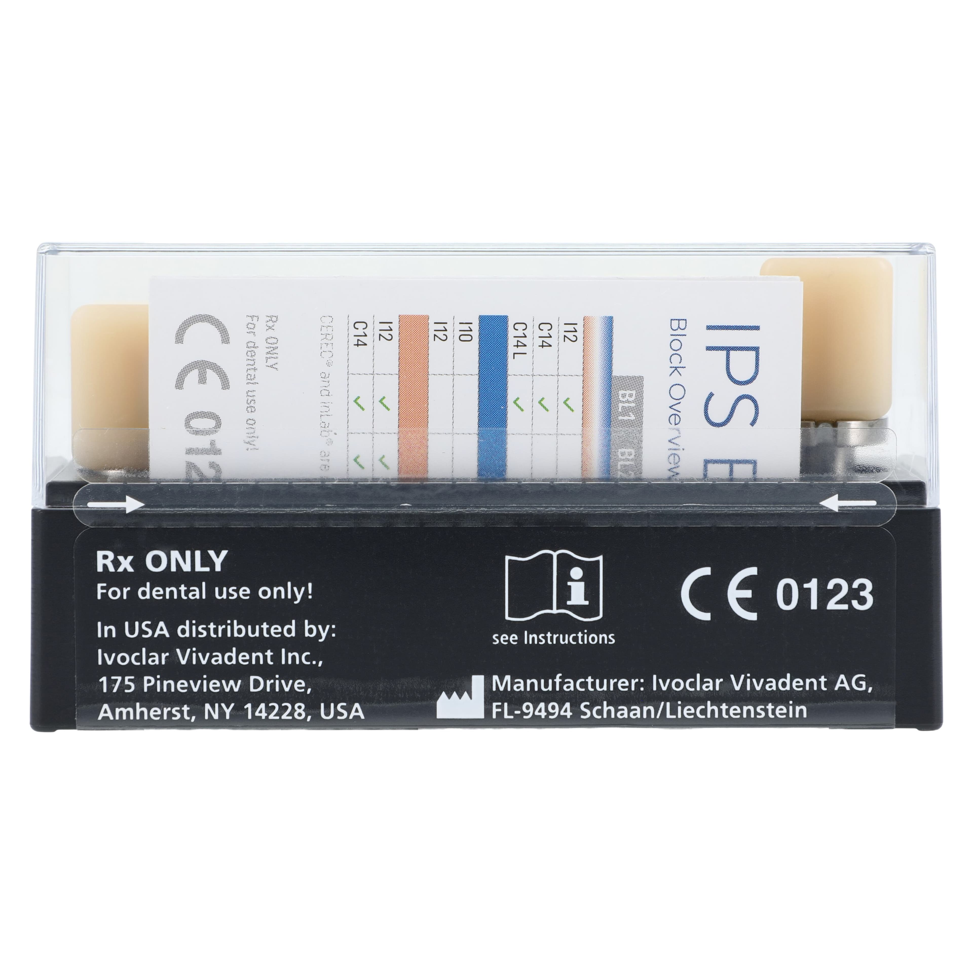 IPS Empress CAD LT I12 Milling Blocks, Shade A2, Low Translucency, 5/Box thumbnail 5
