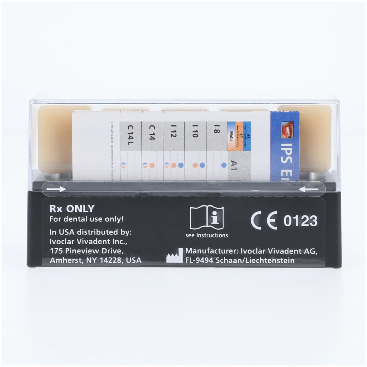 IPS Empress CAD Multi CEREC/inLab Milling Blocks, Leucite Glass-Ceramic, Shade A3, Size C14, 5/Box thumbnail 3