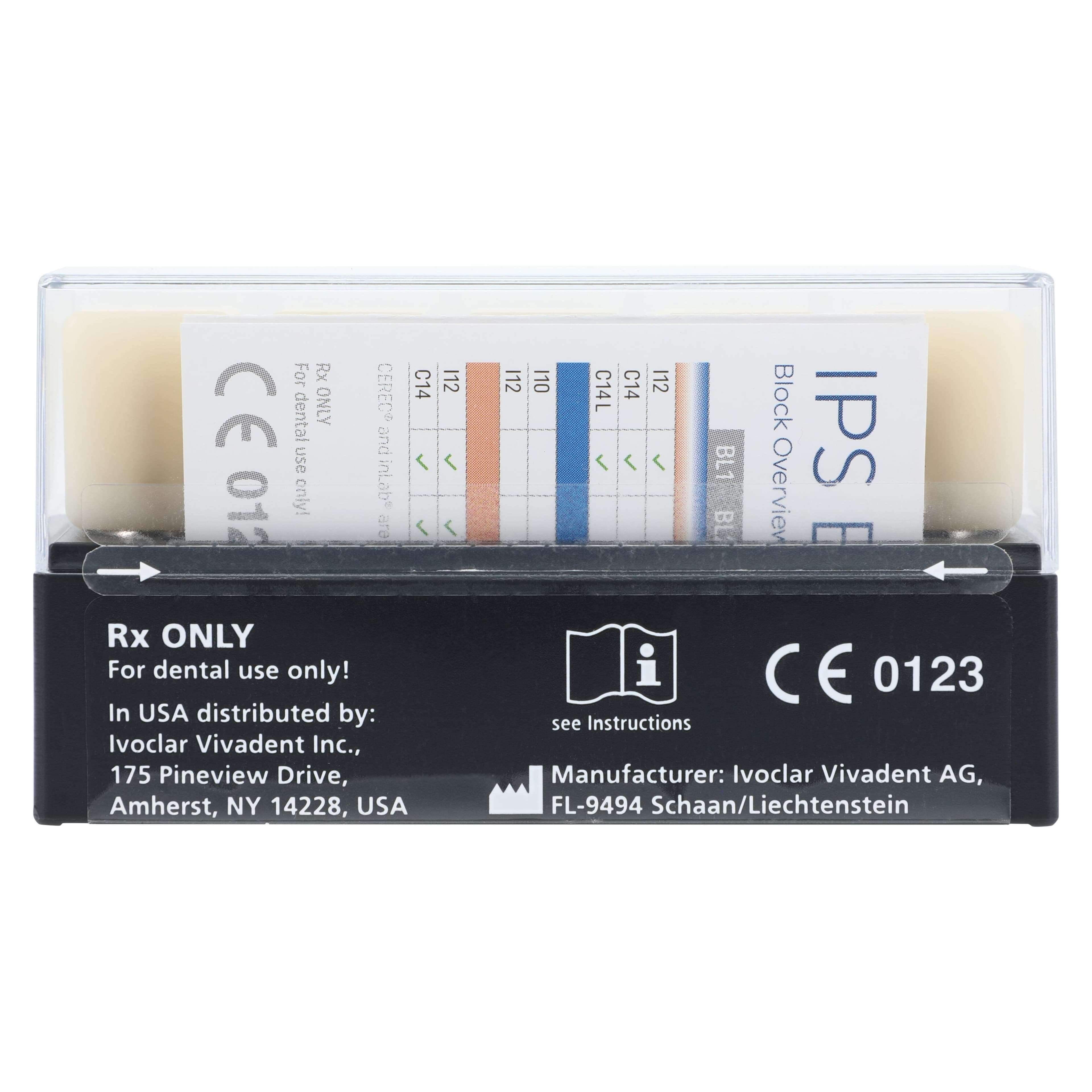 IPS Empress CAD Multi-Chromatic Leucite Glass-Ceramic Milling Blocks, Shade B1, Size C14, for CEREC/inLab, 5/Box thumbnail 5