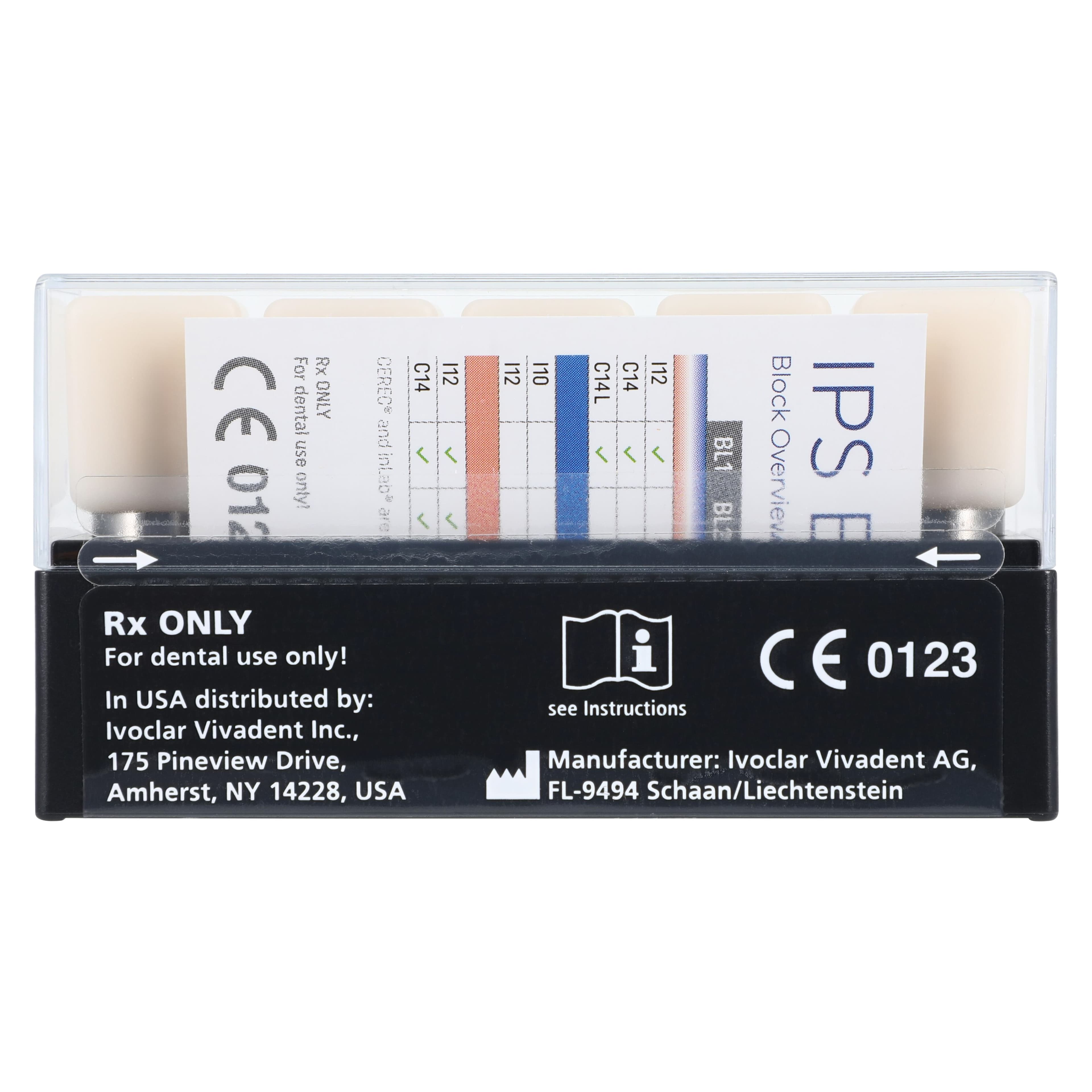 IPS Empress CAD Multi Leucite Glass-Ceramic Milling Blocks, Shade BL3, Size C14, 5/Box thumbnail 5