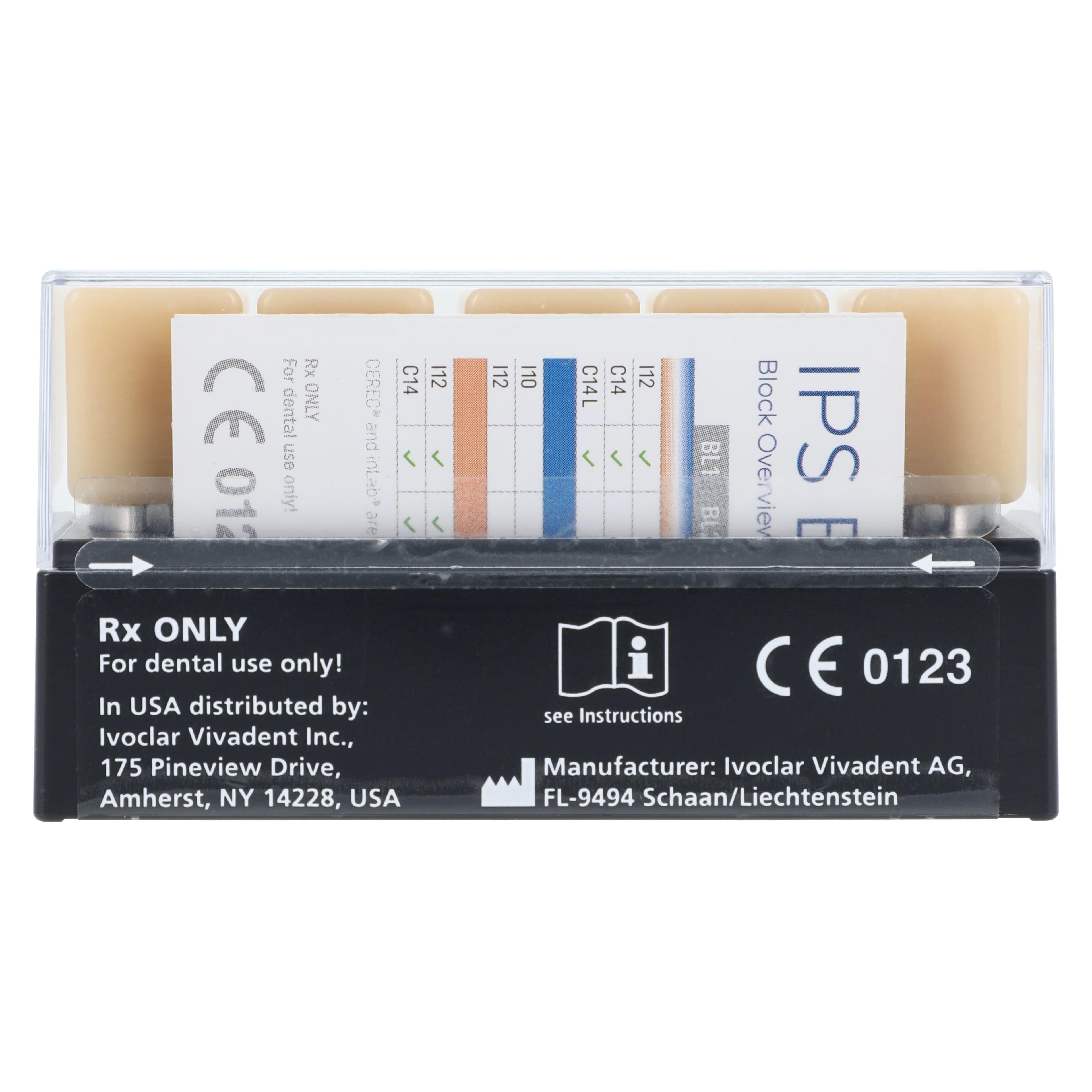 IPS Empress CAD Multi CEREC/inLab Milling Blocks, Shade A3, Size C14L, 5/Box thumbnail 5