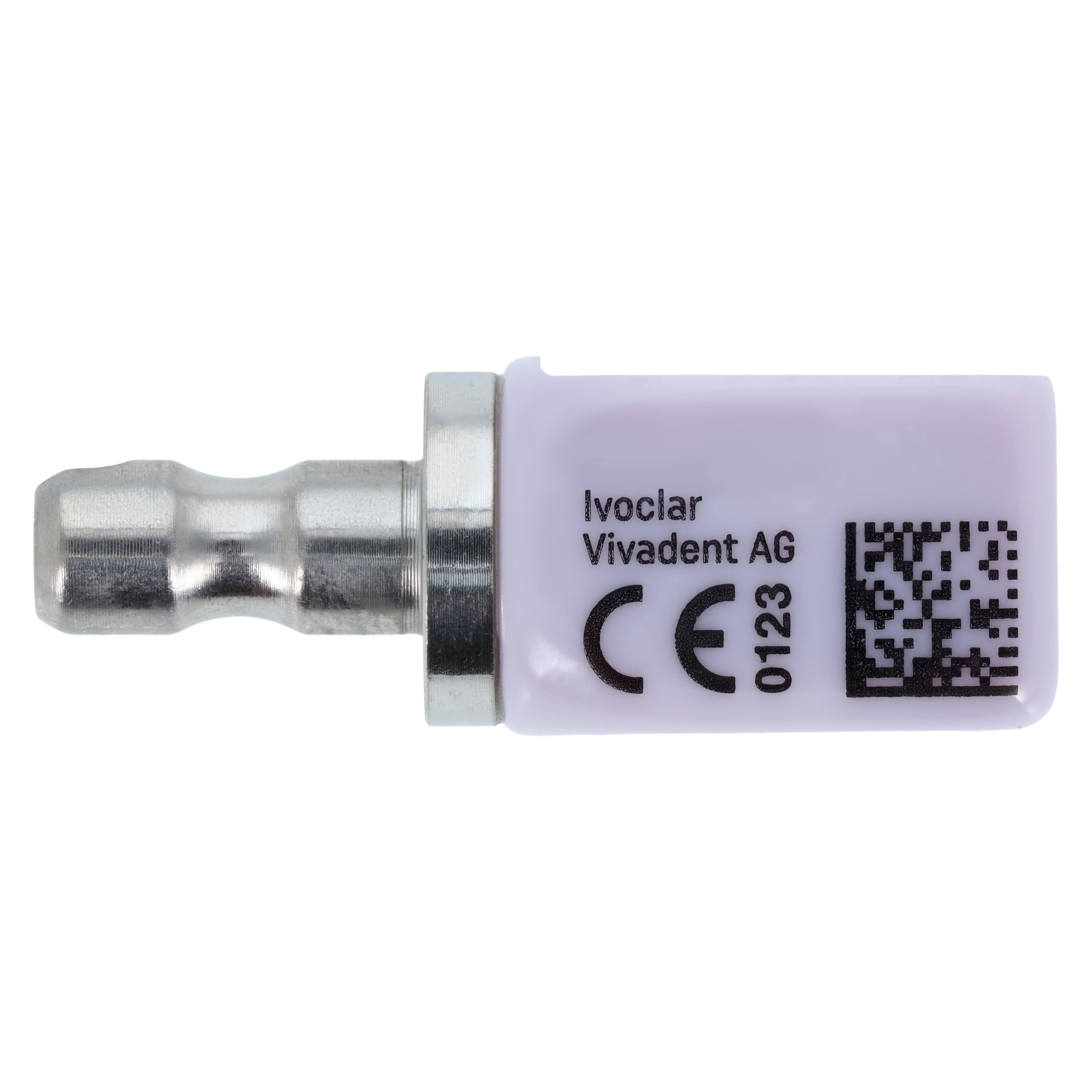 IPS e.max CAD LT (Low Translucency) Lithium Disilicate Milling Block, Shade D2, Size A14 (L), 5/Pkg thumbnail 2