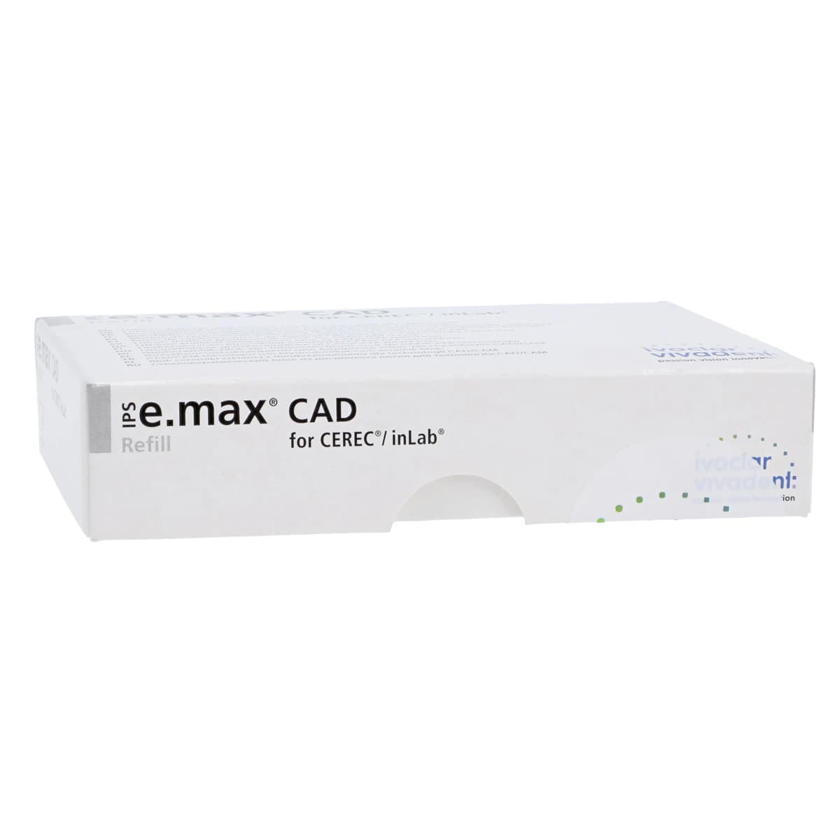 IPS e.max CAD LT A16 (S) Lithium Disilicate Milling Block, Shade D2, Low Translucency, for CEREC/inLab, Box of 5 - IPS e.max® CAD CEREC/inLab LT D2 A16 (S) Box of 5 - Image 1