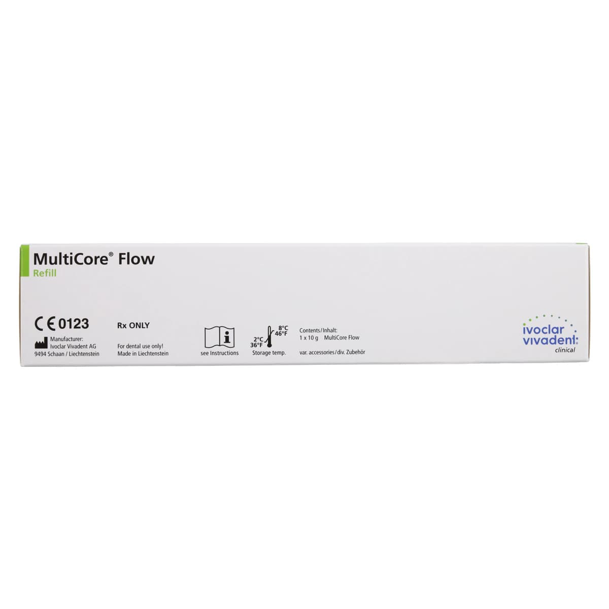 MultiCore Flow Dual-Cure Core Build-Up Material, Syringe Refill, Light Shade (A1), 10 g, 604166AN thumbnail 10