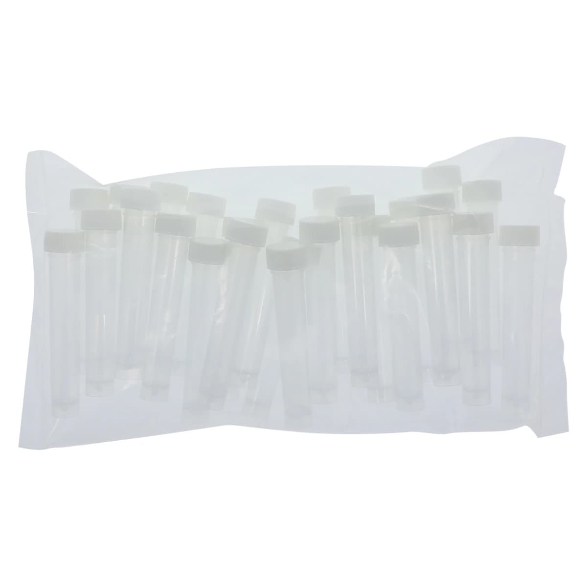 Globe Scientific Polypropylene Transport Tube, 10mL, Sterile, Self-Standing, Attached Screw Cap, 500/Case - Tube Transport Precapped ST - Image 1