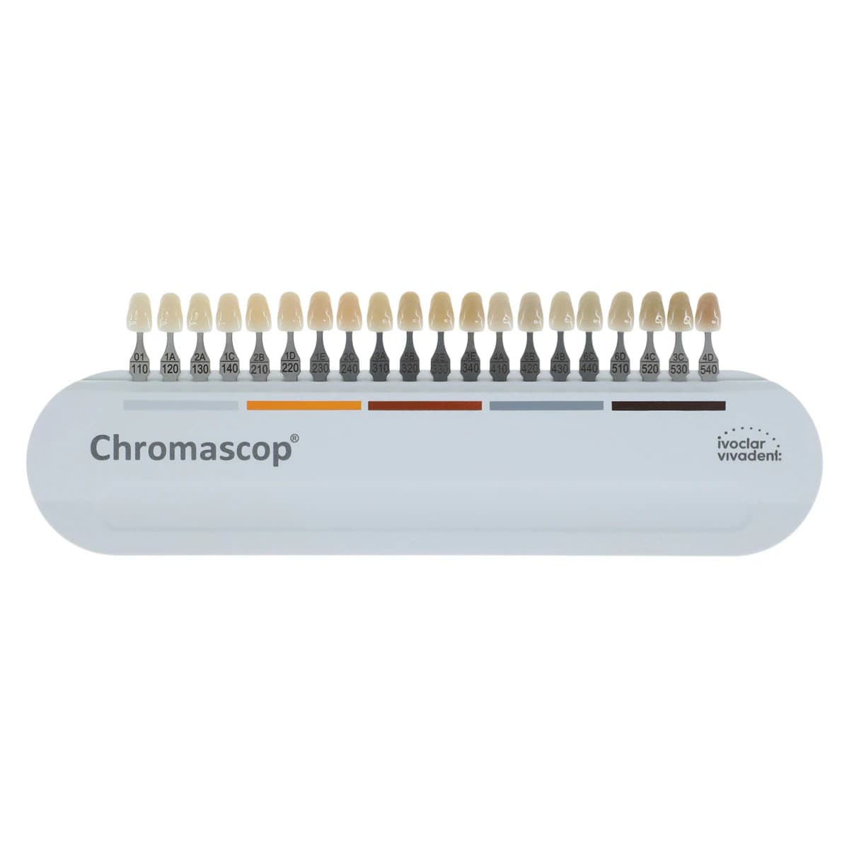 Ivoclar Vivadent Chromascop Shade Guide with Bleach, Universal, 20 Color + 4 Bleach Shades, 529479 thumbnail 5