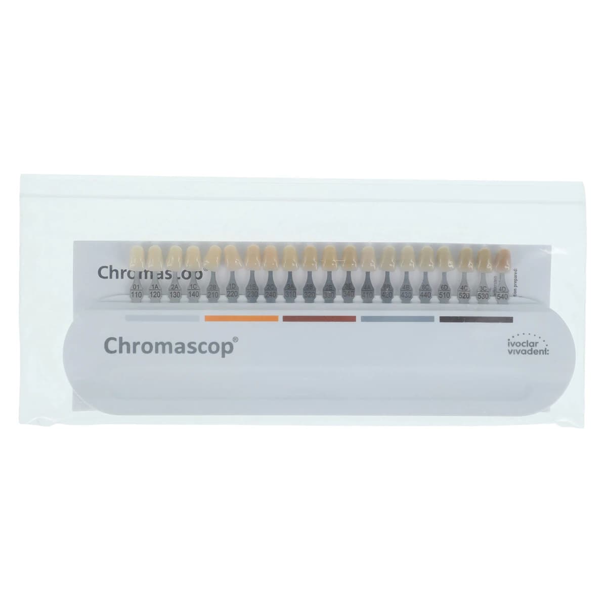 Ivoclar Vivadent Chromascop Shade Guide with Bleach, Universal, 20 Color + 4 Bleach Shades, 529479 thumbnail 6