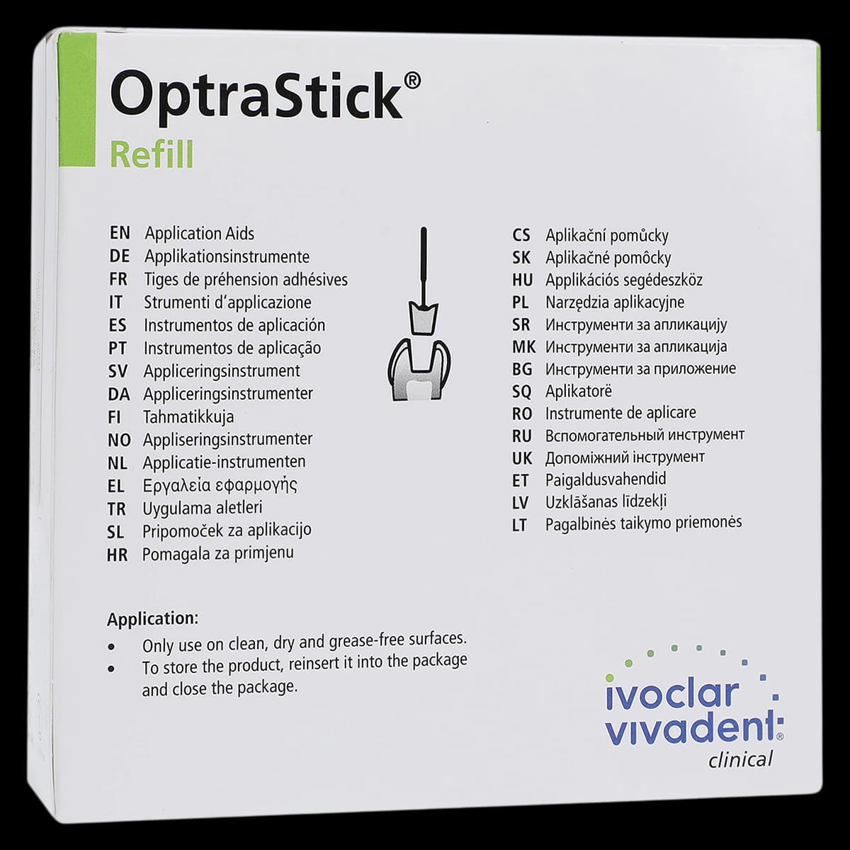 OptraStick Adhesive Application Instrument Refill, 48/Pkg, 699972AN - OptraStick Refill Box of 48 - Image 1