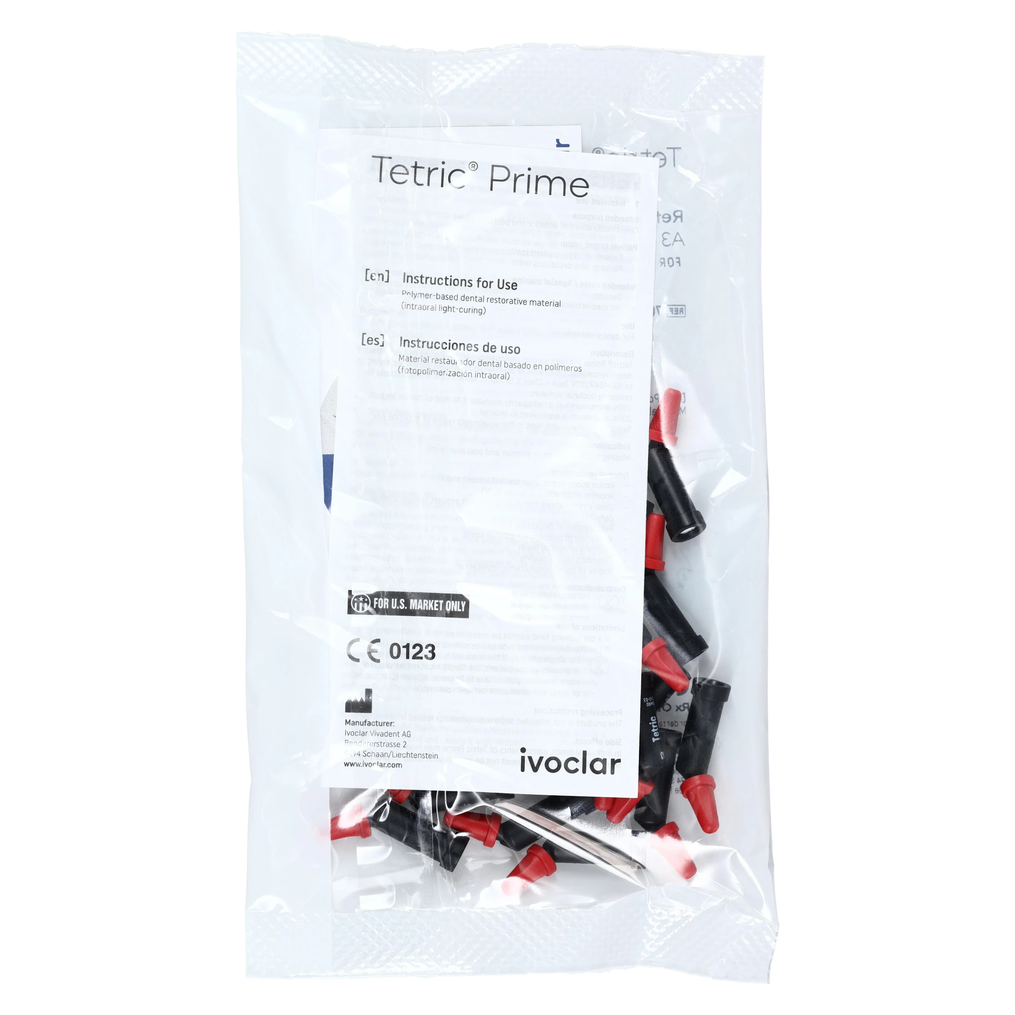 Tetric Prime Cavifil Refill, Shade A3, 0.25 g, 20/Bag, 706585US thumbnail 3