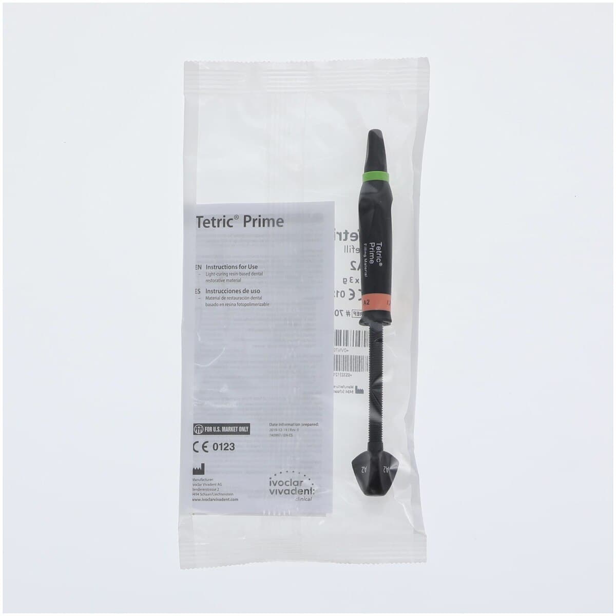 Tetric Prime Universal Composite Syringe Refill, Shade A2, 3 g, 706608WW thumbnail 2