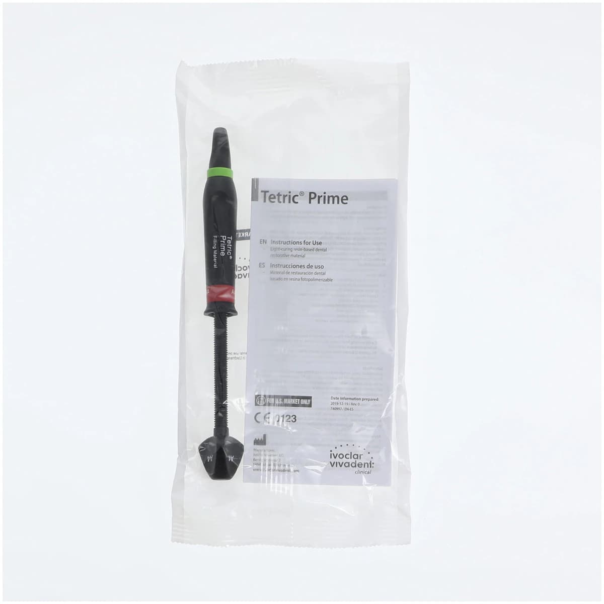 Ivoclar Tetric Prime Universal Composite Syringe Refill, Shade A4, 3g, 1/Pk, 706611WW thumbnail 2