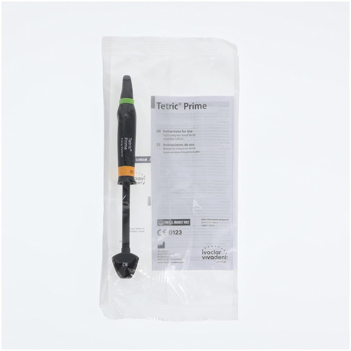 Tetric Prime Universal Composite Syringe Refill, Shade B2, 3g, 1/Pk, 706613WW thumbnail 2