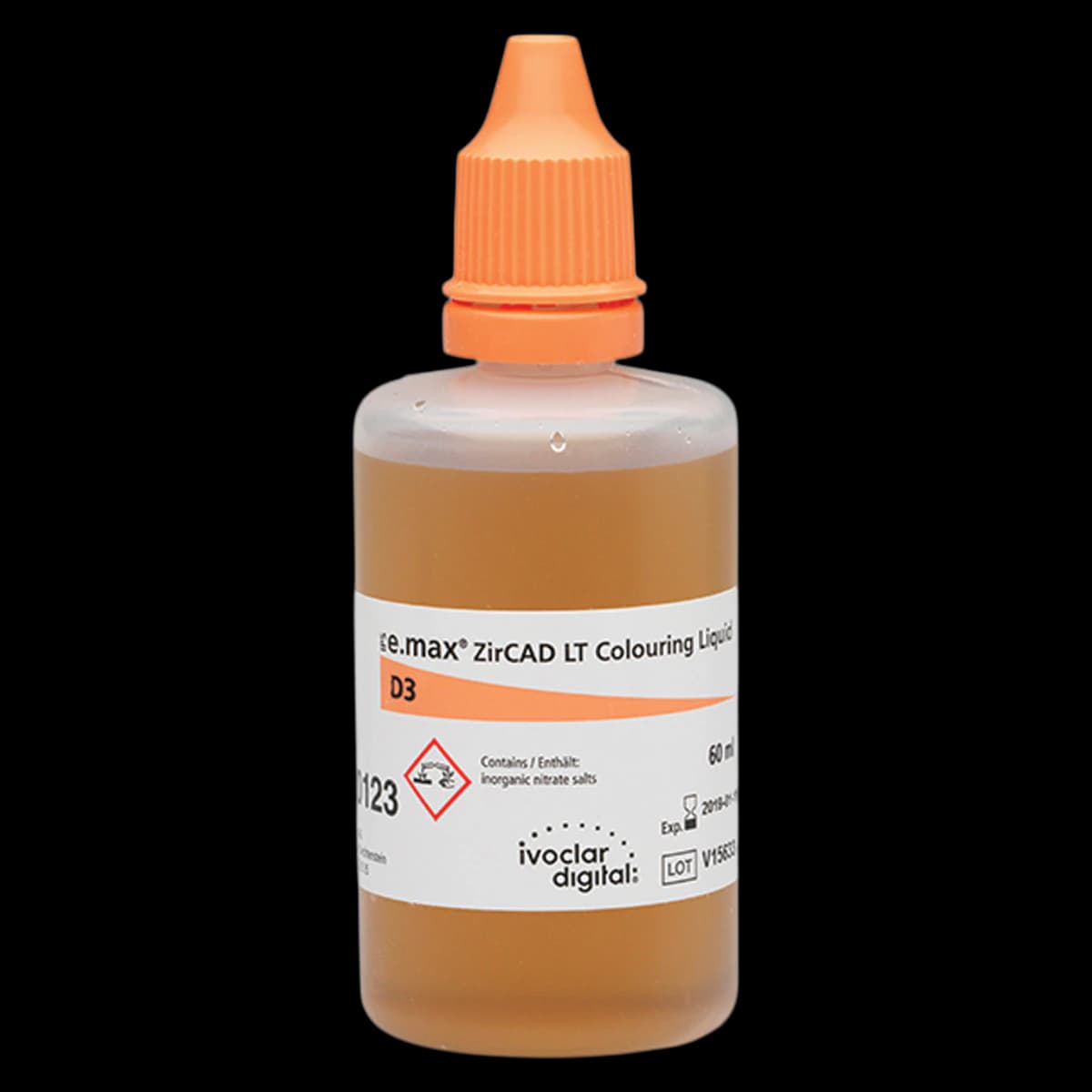 IPS e.max ZirCAD LT Color Liquid, Shade D3, 60 mL - IPS e.max ZirCAD LT Color Liq - Image 1