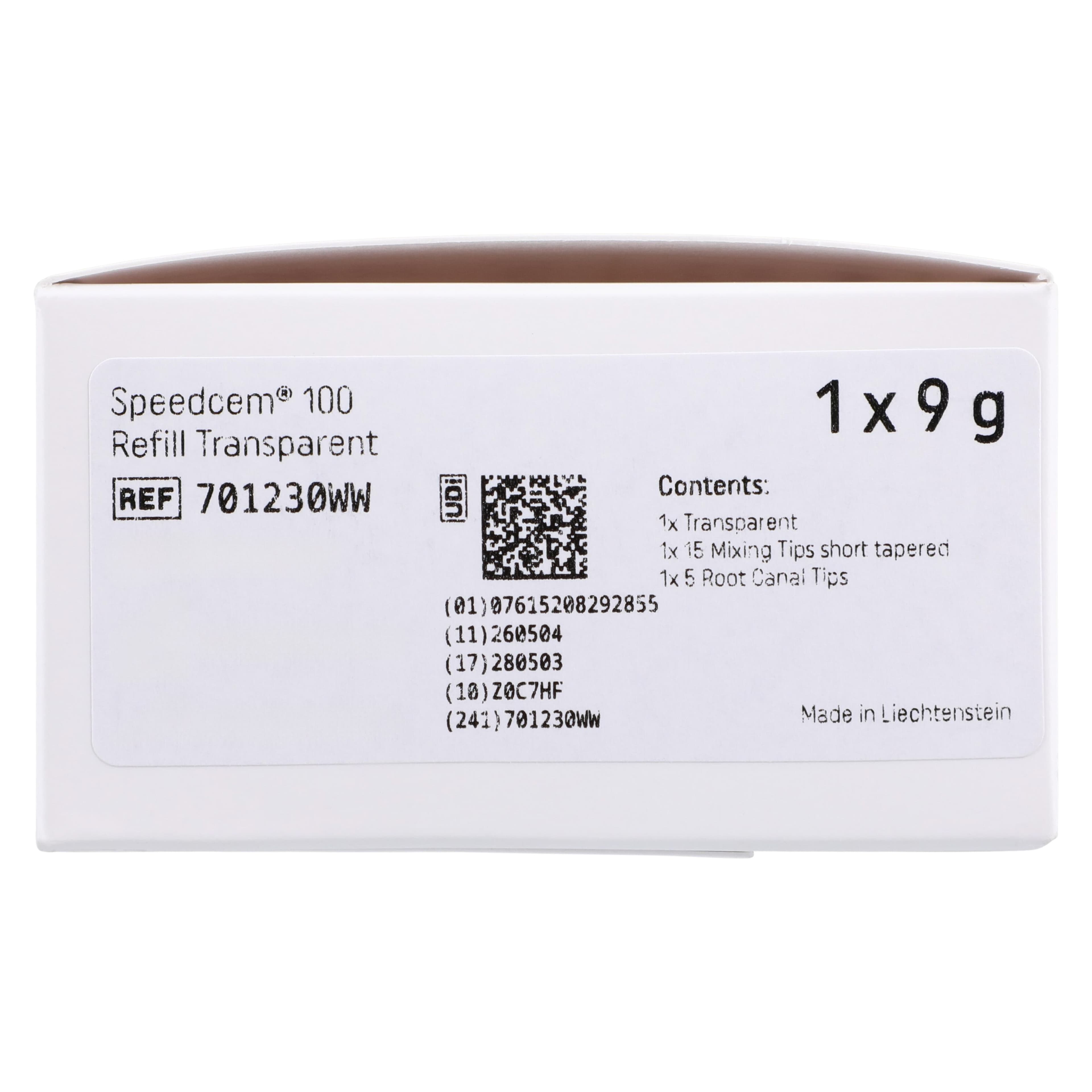 SpeedCEM Plus 100 Self-Adhesive Resin Cement Syringe Refill, Transparent, 9g, 701230WW thumbnail 9