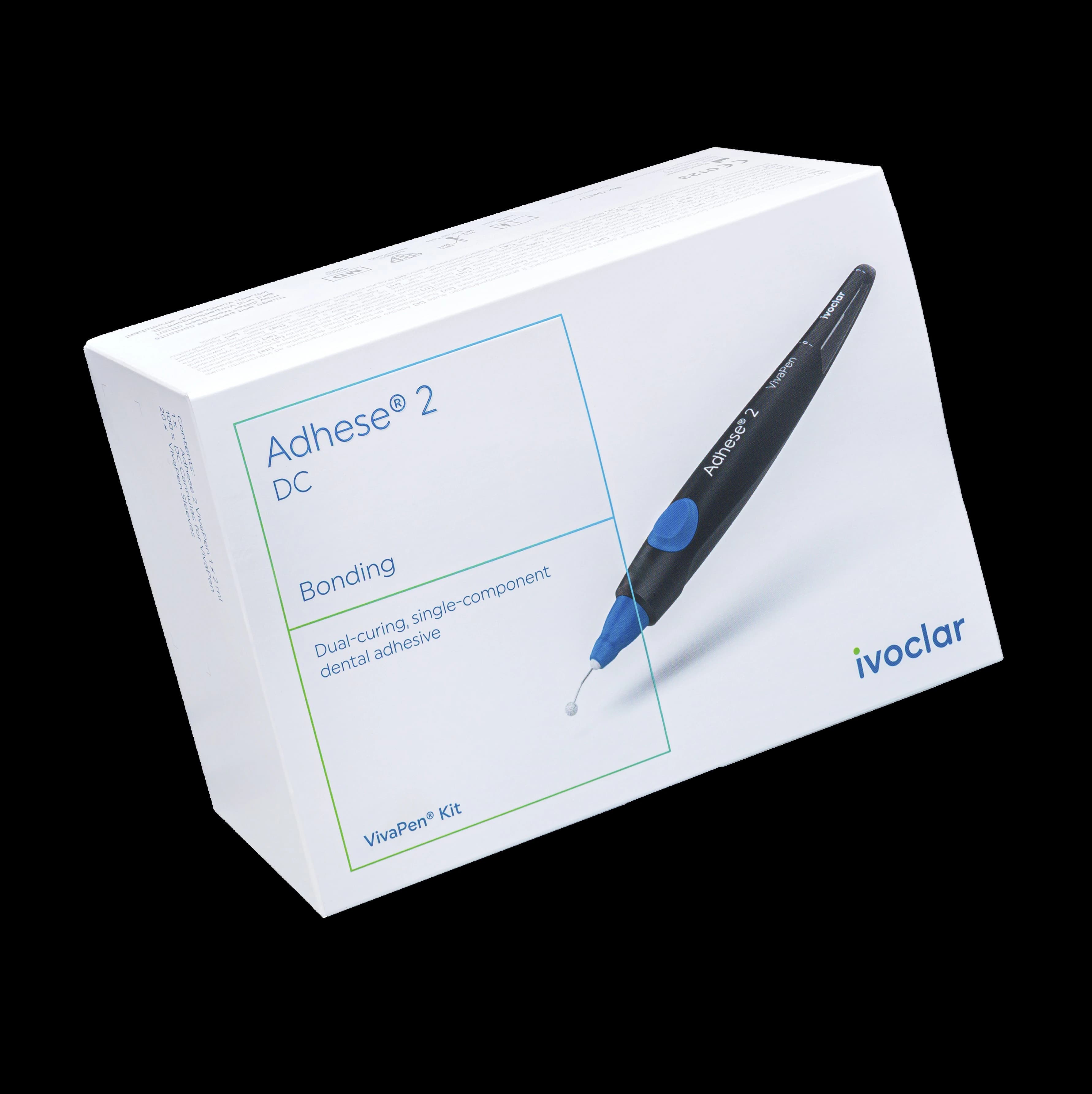 Ivoclar Vivadent Adhese 2 DC VivaPen Kit, Dual-Cure Universal Adhesive, 2 mL Pen with 100 LC Cannulas & 20 Sleeves - Adhese 2 DC Kit 2mL & Cannulas & Sleeves - Image 1