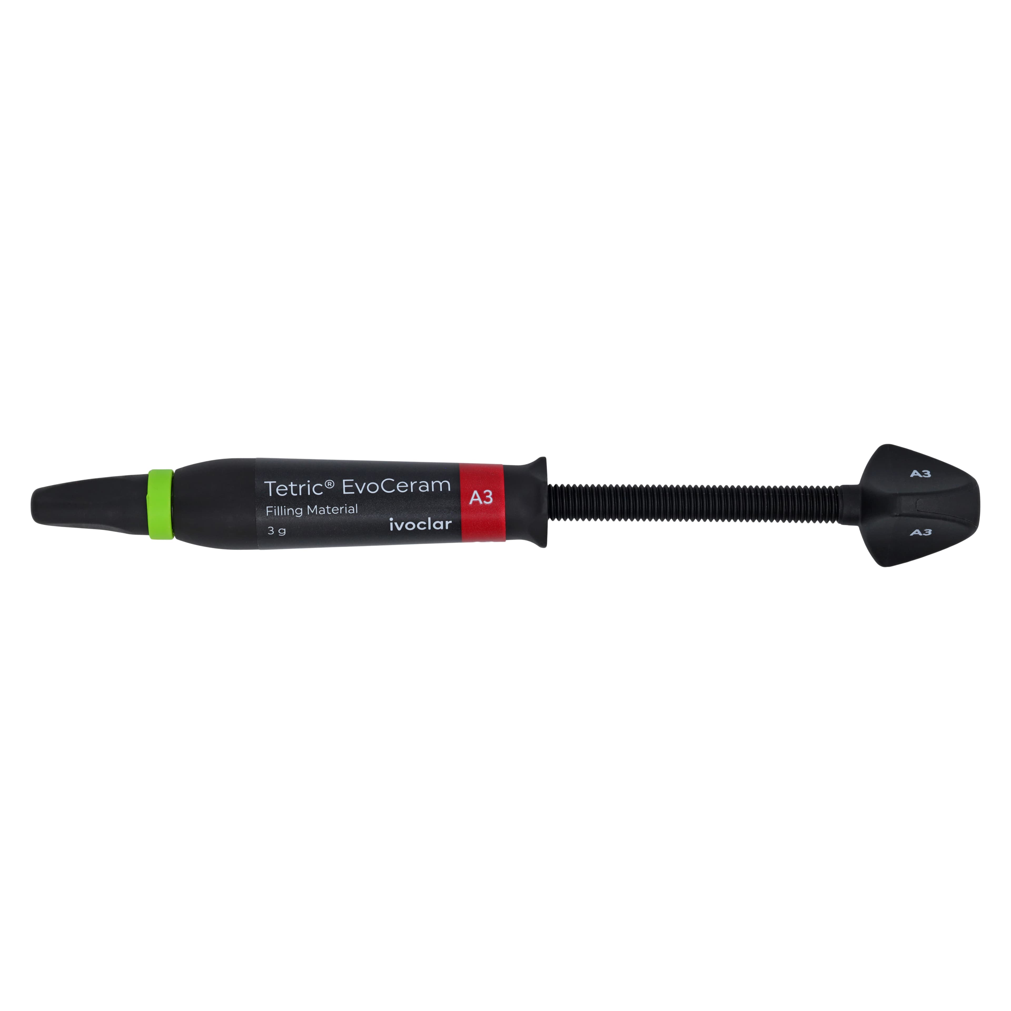 Tetric EvoCeram Nanohybrid Composite, Syringe Refill, A3 Shade, 3g, 590314US - Tetric EvoCeram&reg; - Syringe - A3 - Image 1