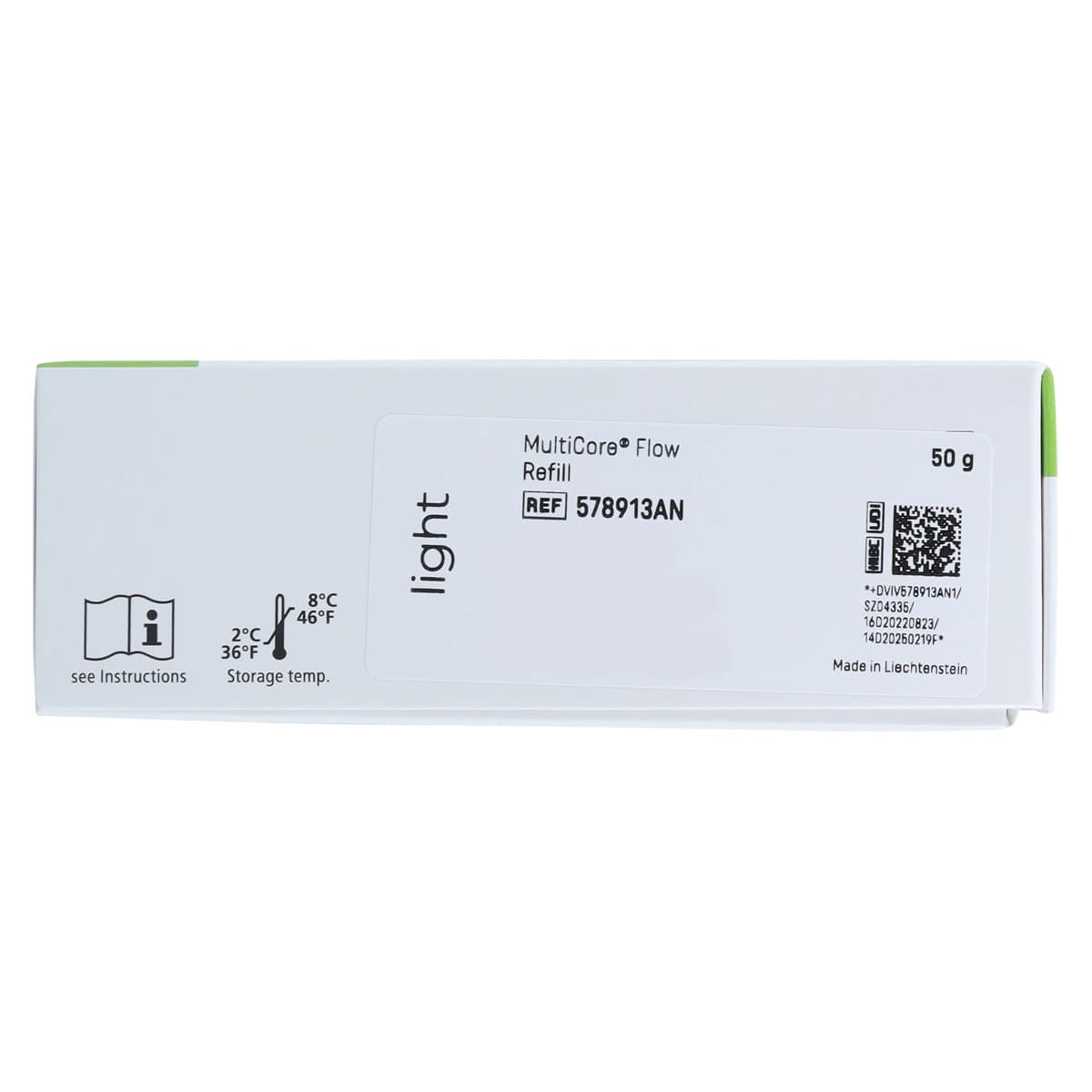 MultiCore Flow Dual-Cure Core Build-Up Material, Refill Cartridge, Light Shade (A1), 50g, 578913AN thumbnail 8