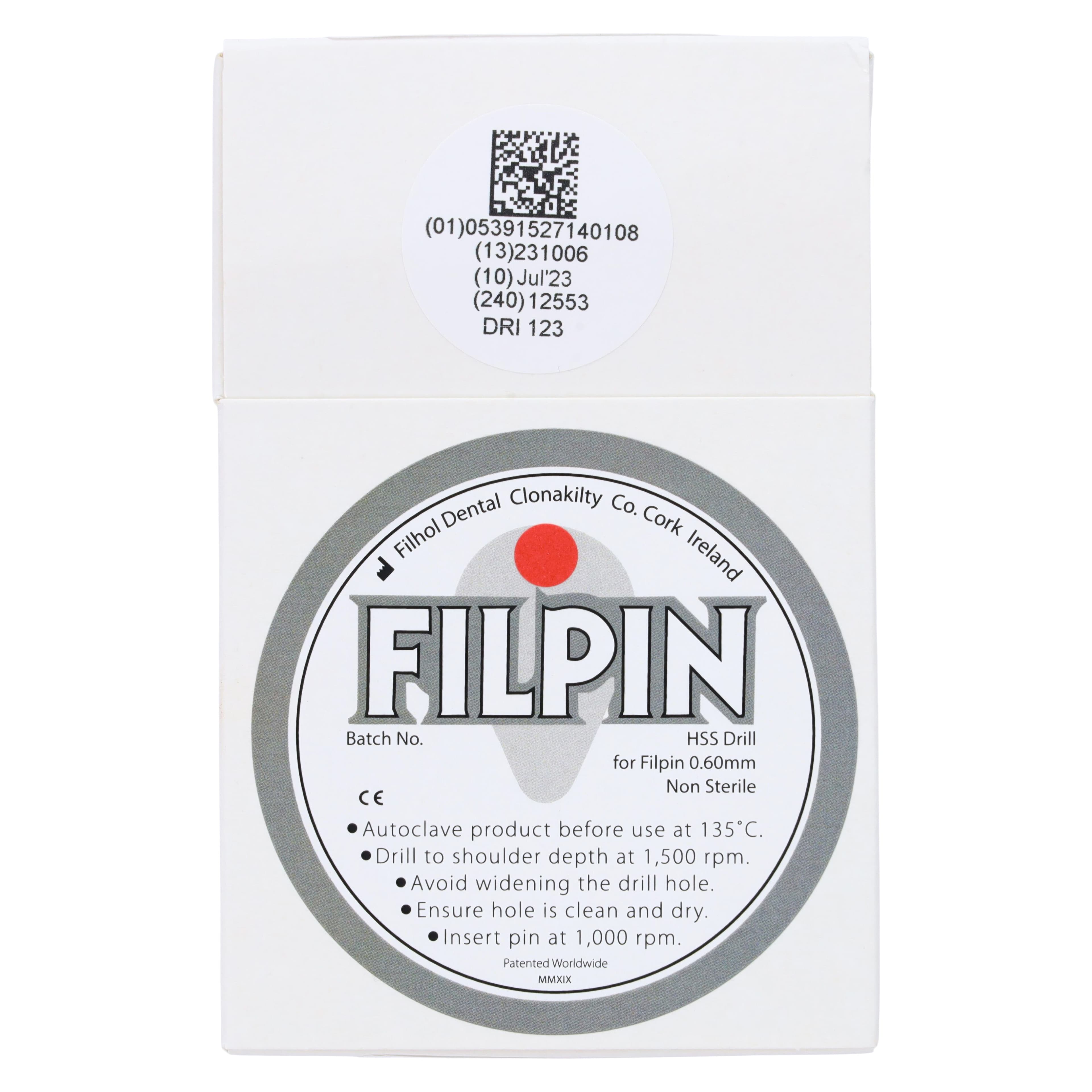 Filpin Twist Drills, Universal, 0.021" (0.60 mm), Red, 5/Pk, DRI123 thumbnail 4