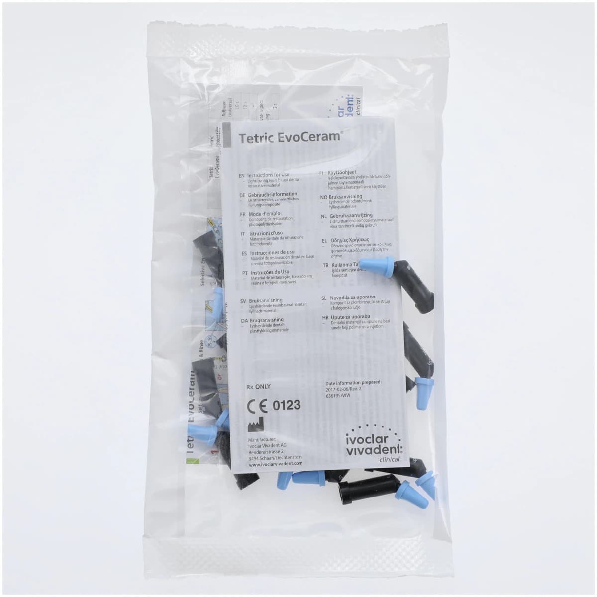 Tetric EvoCeram Nanohybrid Composite, Bleach L, 0.2g Cavifil Refill, 20/Pkg, 590347WW thumbnail 2
