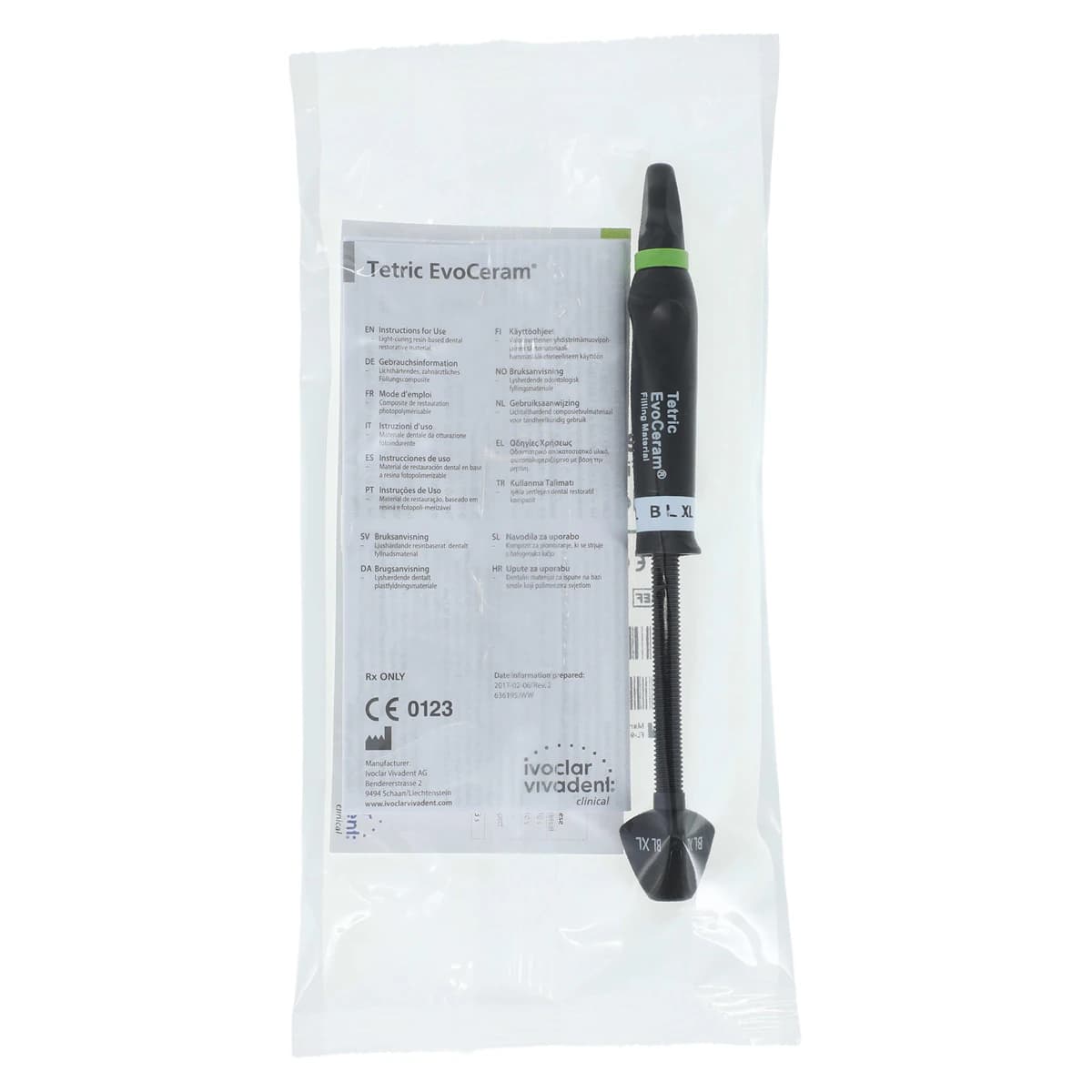 Tetric EvoCeram Nanohybrid Composite Syringe Refill, Bleach XL Shade, 3g, 590327WW thumbnail 2