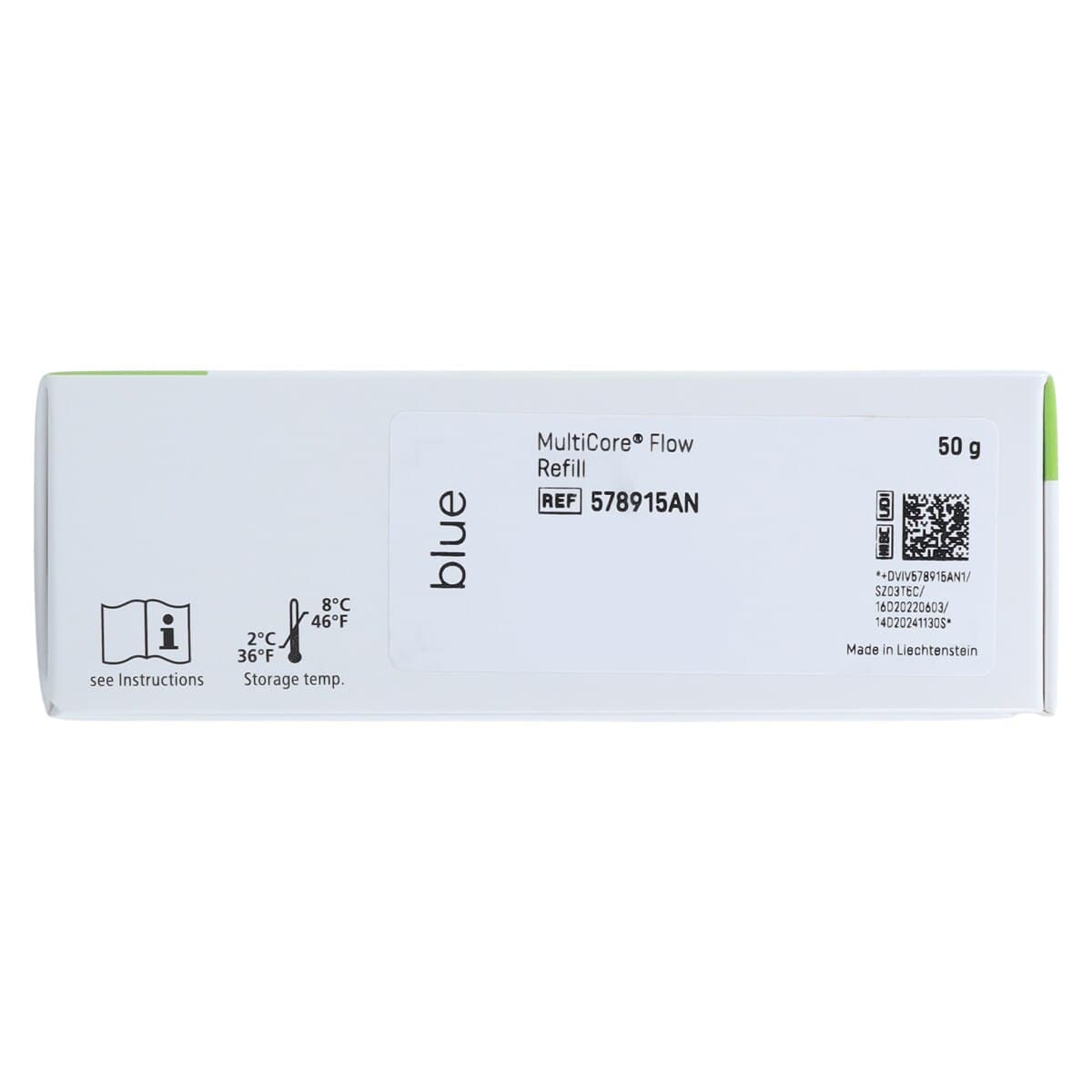Ivoclar Vivadent MultiCore Flow Cartridge Refill, 50g, Blue, Dual Cure, 578915AN thumbnail 7