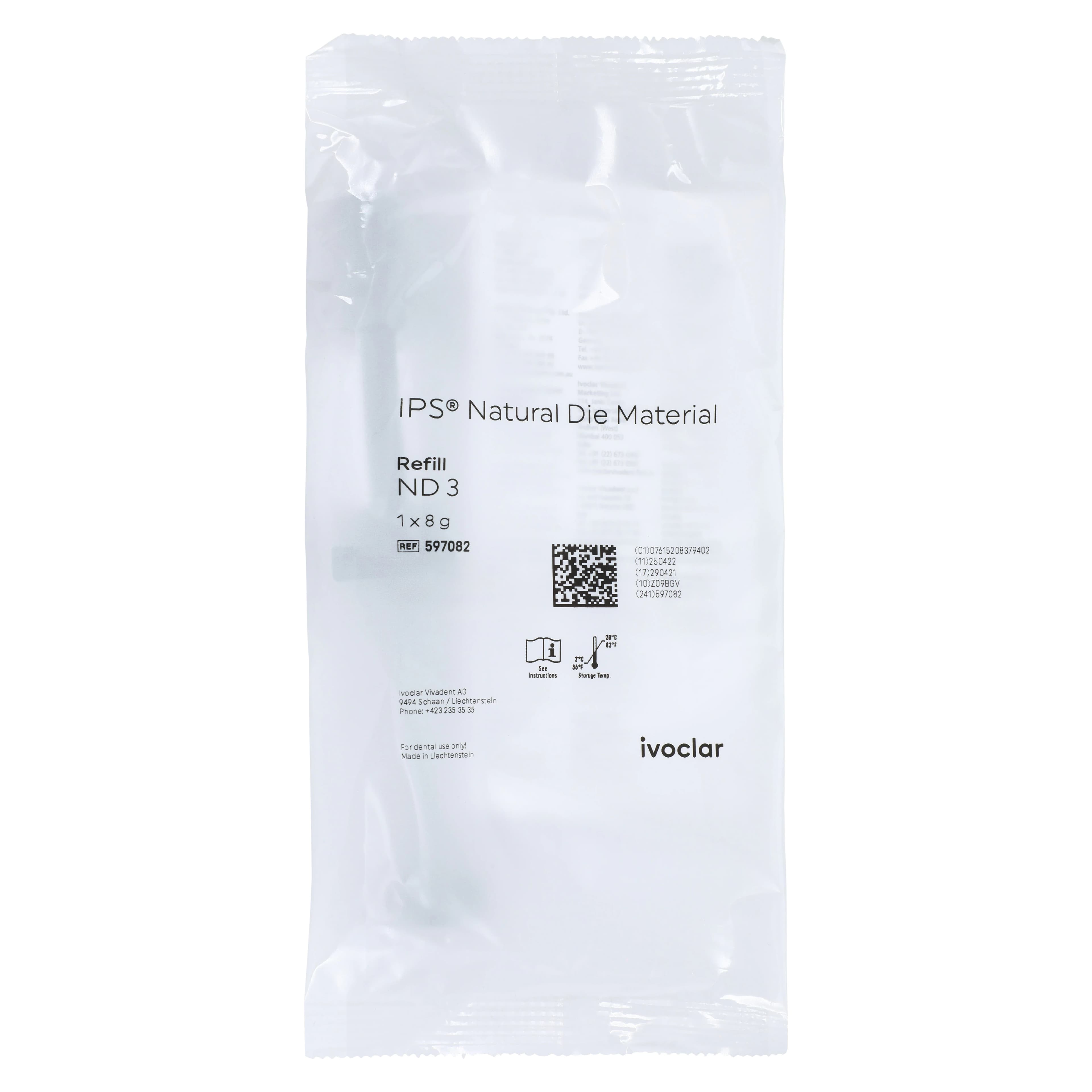 IPS® Natural Die Material 8g Syringe Shade ND3 Each - IPS® Natural Die Material 8g Syringe Shade ND3 Each - Image 1