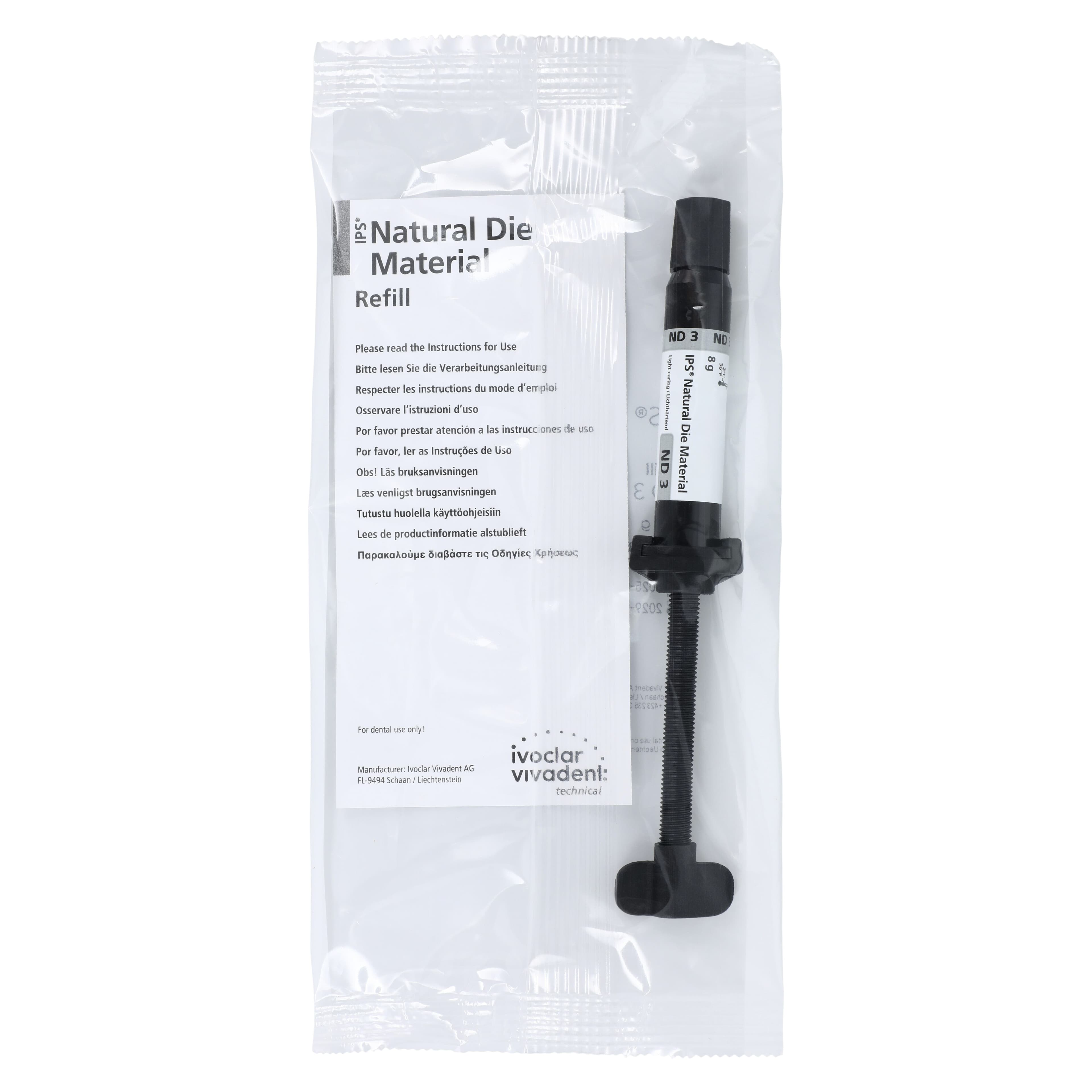 IPS® Natural Die Material 8g Syringe Shade ND3 Each thumbnail 2