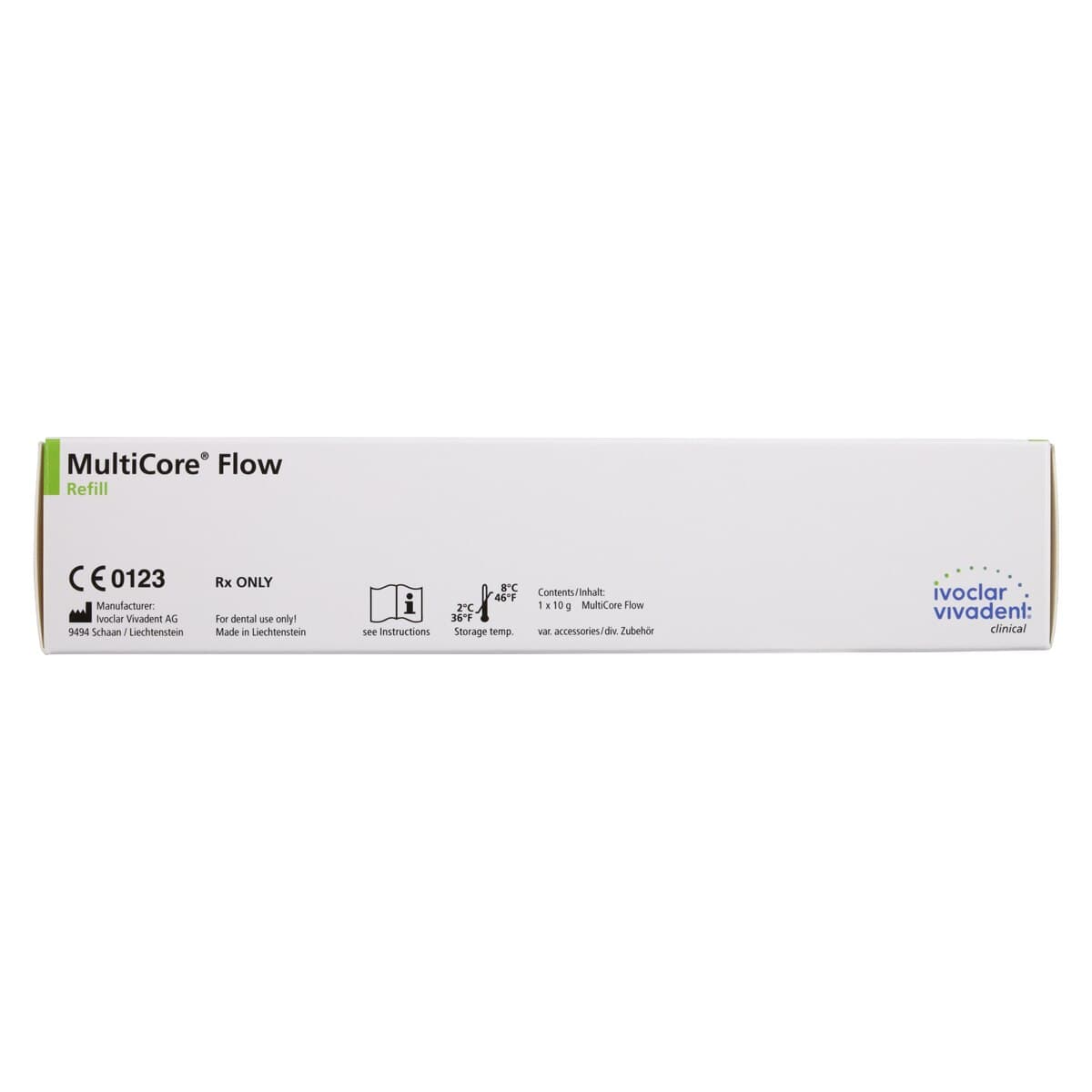 MultiCore Flow Dual-Cure Core Build-Up Material, Syringe Refill, Medium Shade (A3), 10 g, 604167AN thumbnail 8