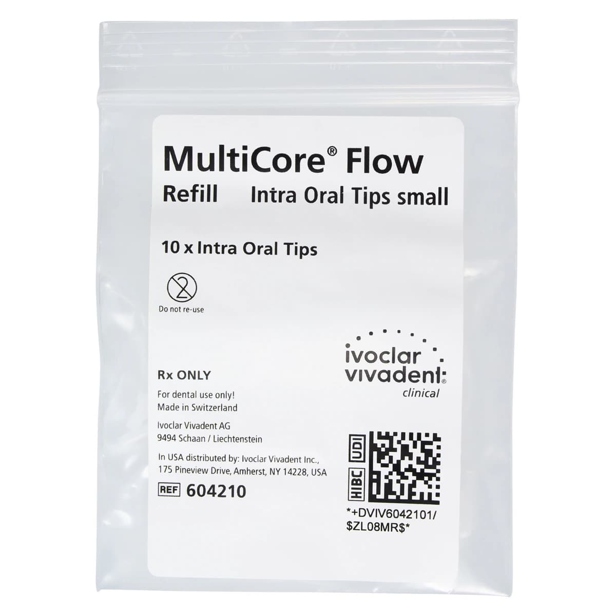 MultiCore Flow Dual-Cure Core Build-Up Material Refill Syringe, White, 10g, 604168AN thumbnail 7