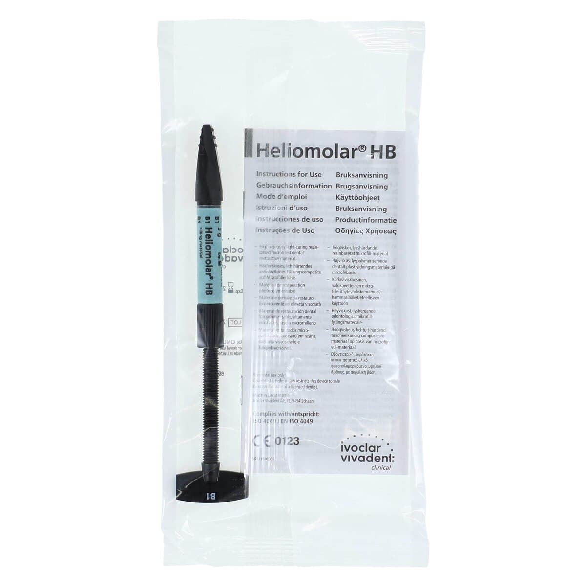 Heliomolar HB Posterior Composite Syringe Refill, Shade B1, 3g, 560197AN thumbnail 2