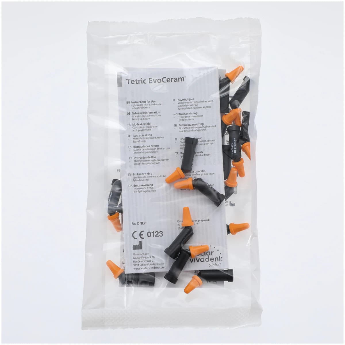 Tetric EvoCeram Nanohybrid Composite, Enamel Shade B2, Cavifil Refill, 0.2g, 20/Pkg, 590336WW thumbnail 2