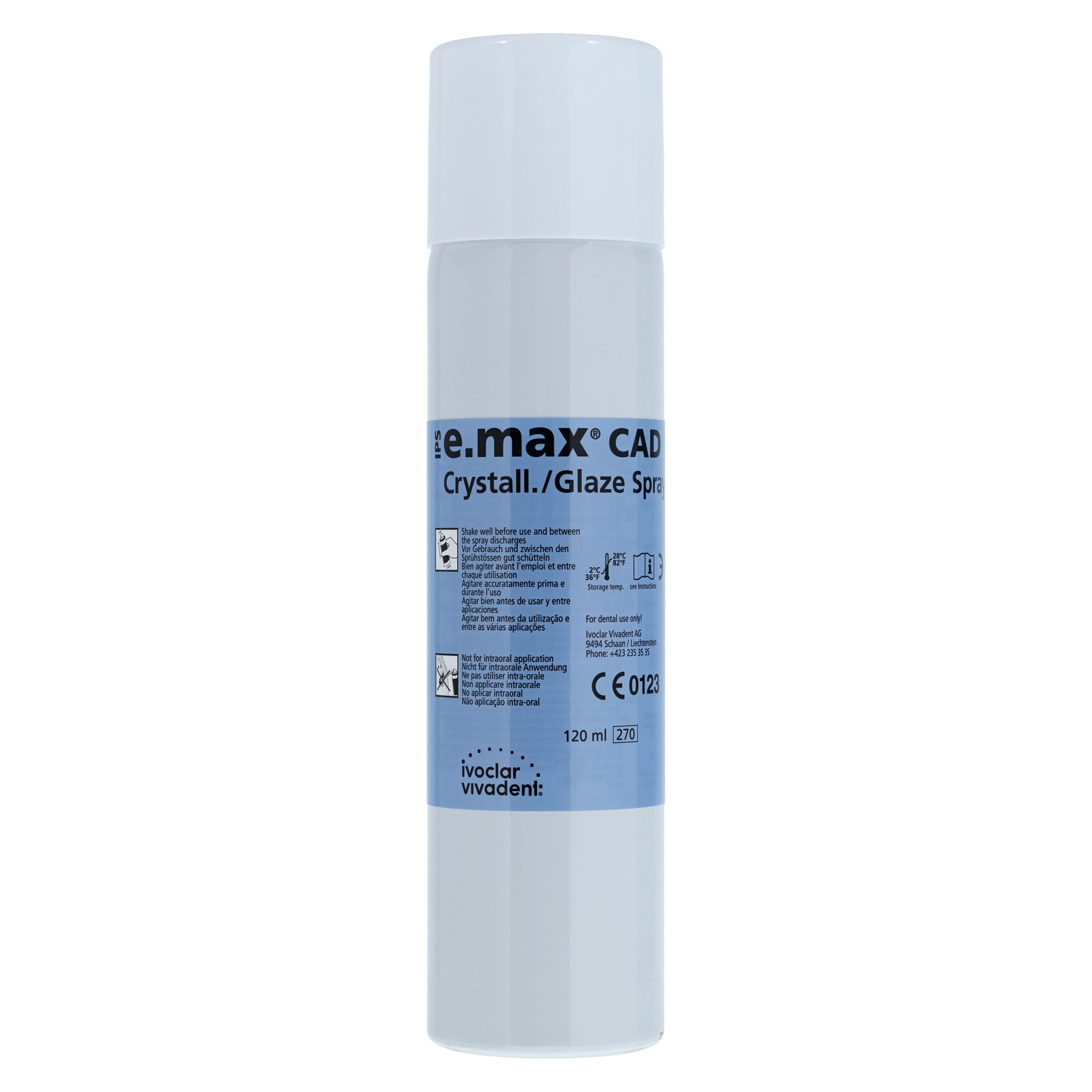 IPS e.max CAD Crystall Glaze Spray, 120mL Bottle thumbnail 3