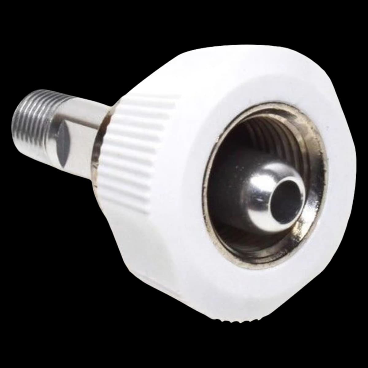 Precision Medical DISS Vacuum Adapter, Female, Hand Nut, Metal/Plastic, Each - Adapter Diss Female,Hndnut Npl - Image 1