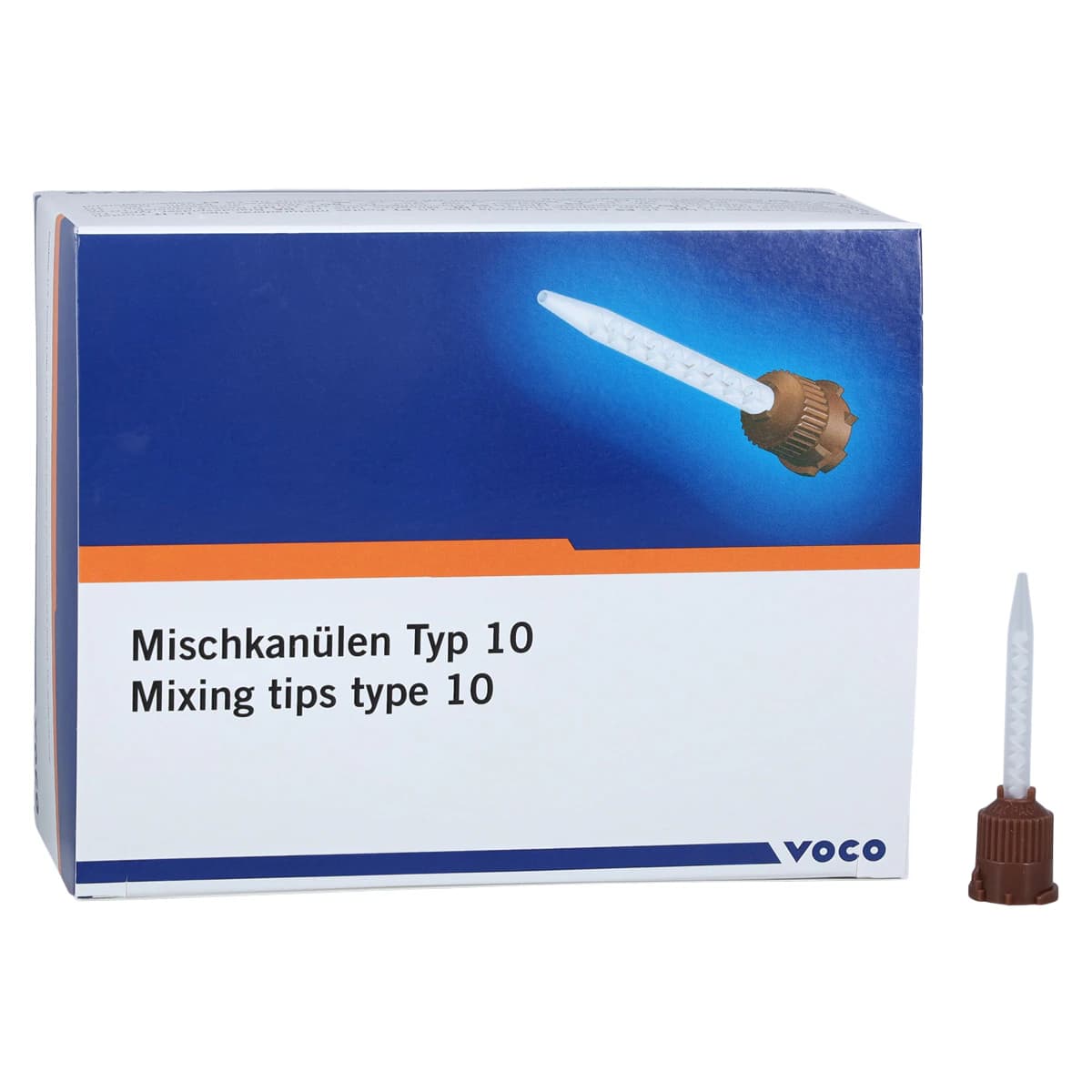 VOCO Mixing Tips Type 10, Brown, 1:1, 50/Pk, 2189 thumbnail 2