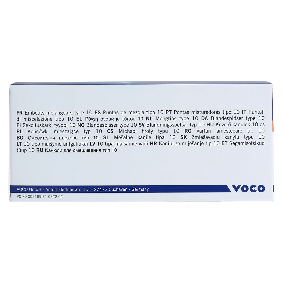 VOCO Mixing Tips Type 10, Brown, 1:1, 50/Pk, 2189 thumbnail 6