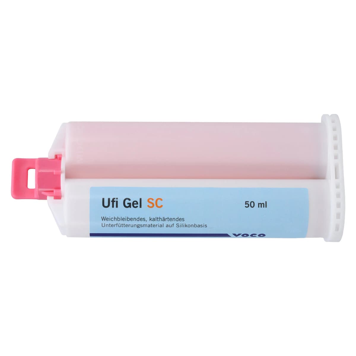 Ufi Gel SC Permanent Soft Denture Relining Material, A-Silicone, 50 mL Cartridge with 10 Mixing Tips, Refill, 2040 thumbnail 3