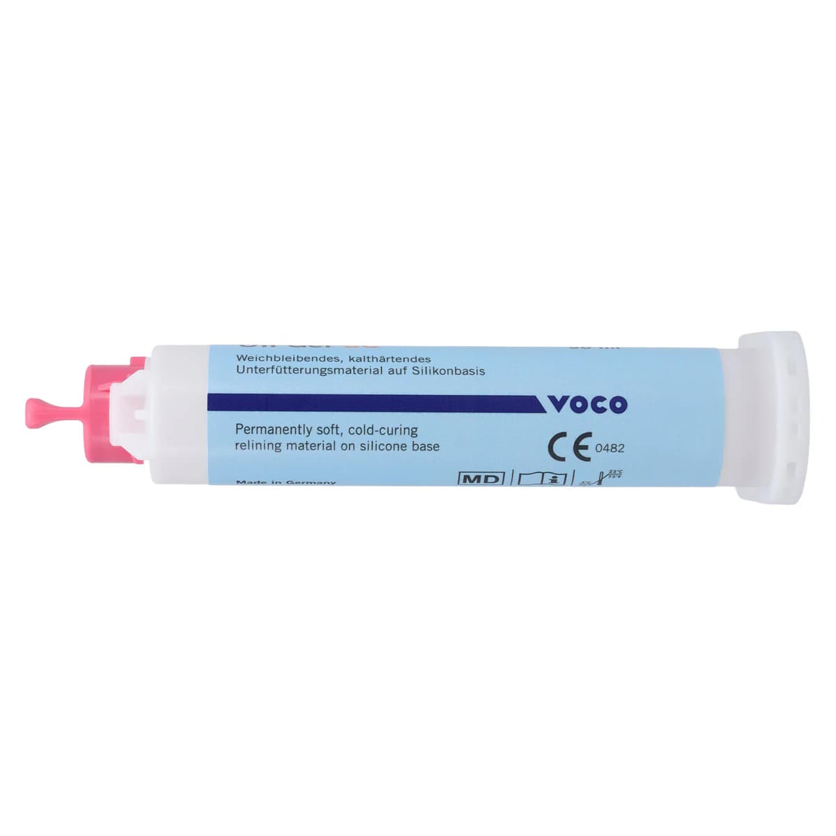 Ufi Gel SC Permanent Soft Denture Relining Material, A-Silicone, 50 mL Cartridge with 10 Mixing Tips, Refill, 2040 thumbnail 4
