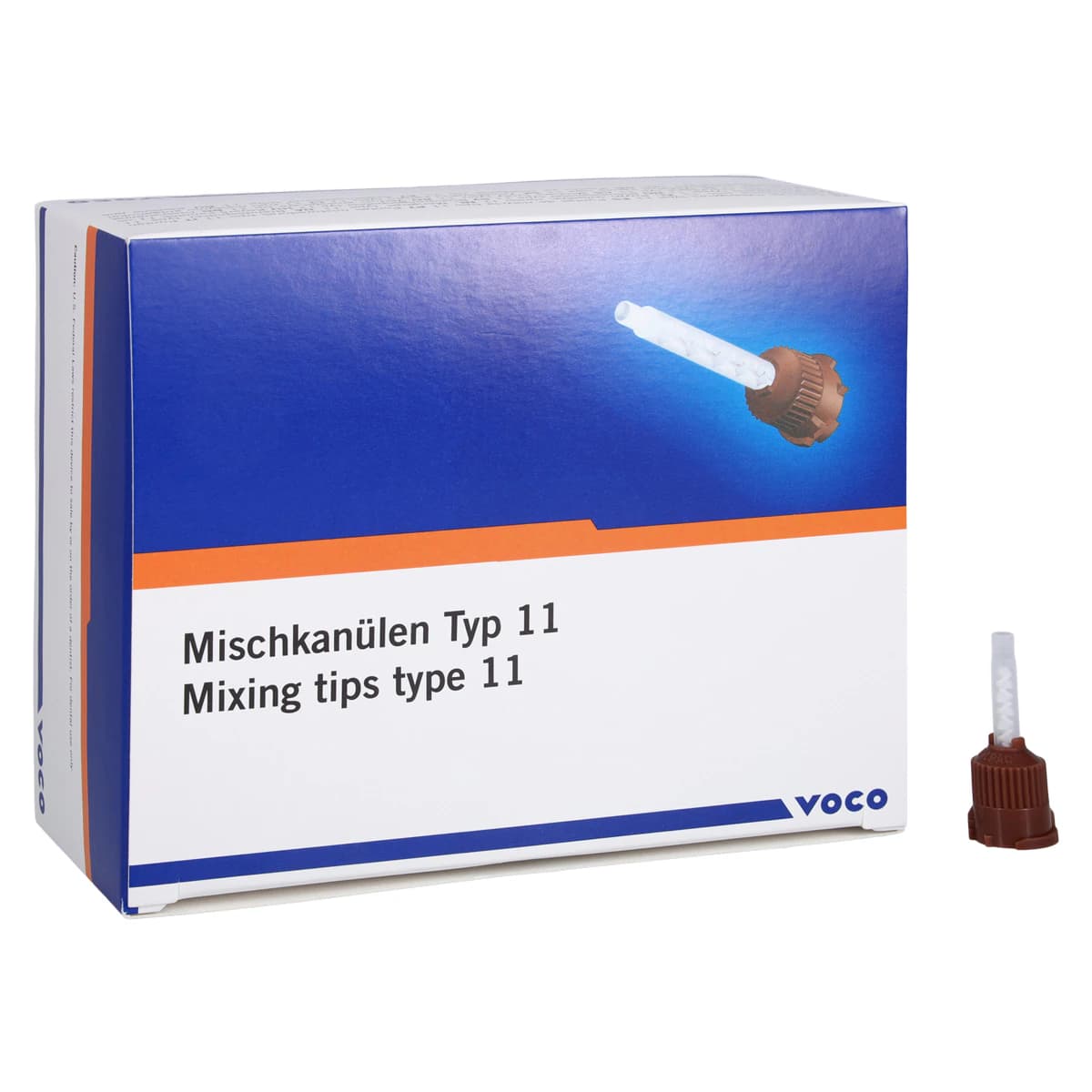 VOCO Mixing Tips Type 11, Brown, 50/Pkg, 2191 - Mixing Tips Type 11 – Brown, 50/Pkg - Mixing Tips Type 11 – Brown, 50/Pkg - Image 1