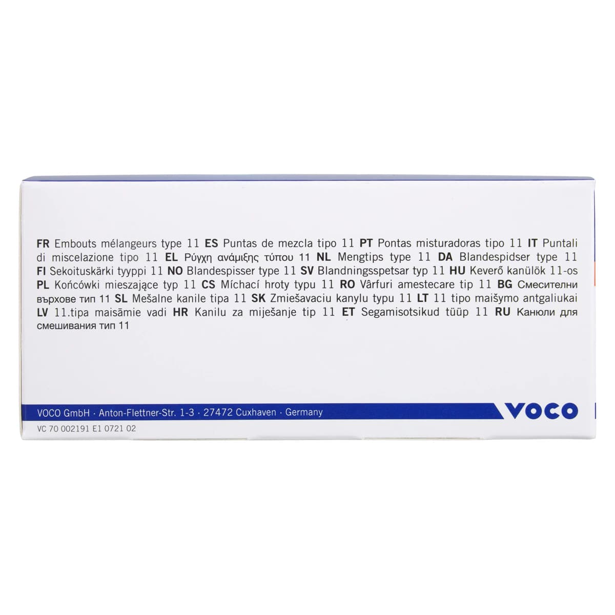 VOCO Mixing Tips Type 11, Brown, 50/Pkg, 2191 thumbnail 4